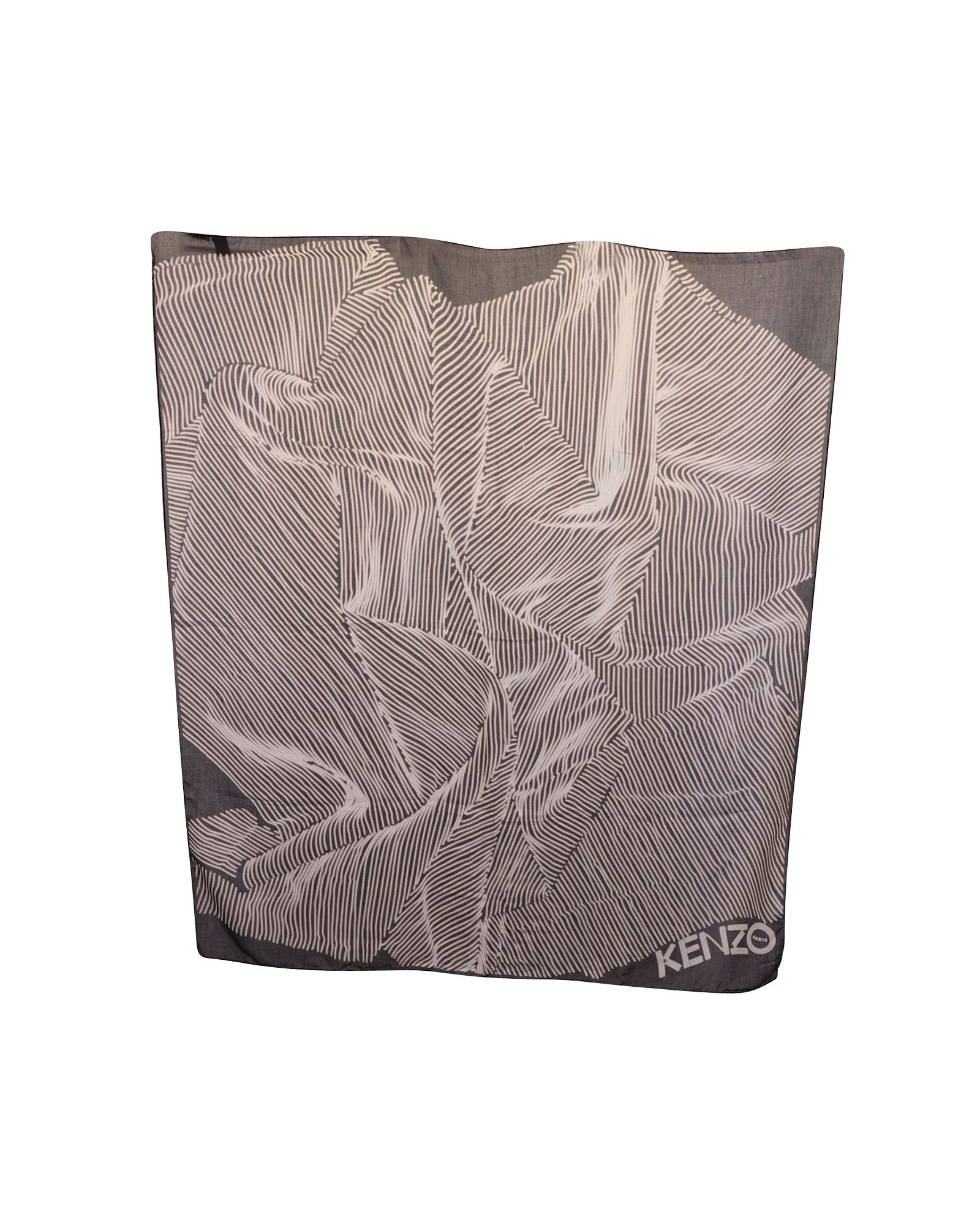 Kenzo Kenzo Printed Scarf in Brown Modal Size ONE SIZE - 4 Thumbnail