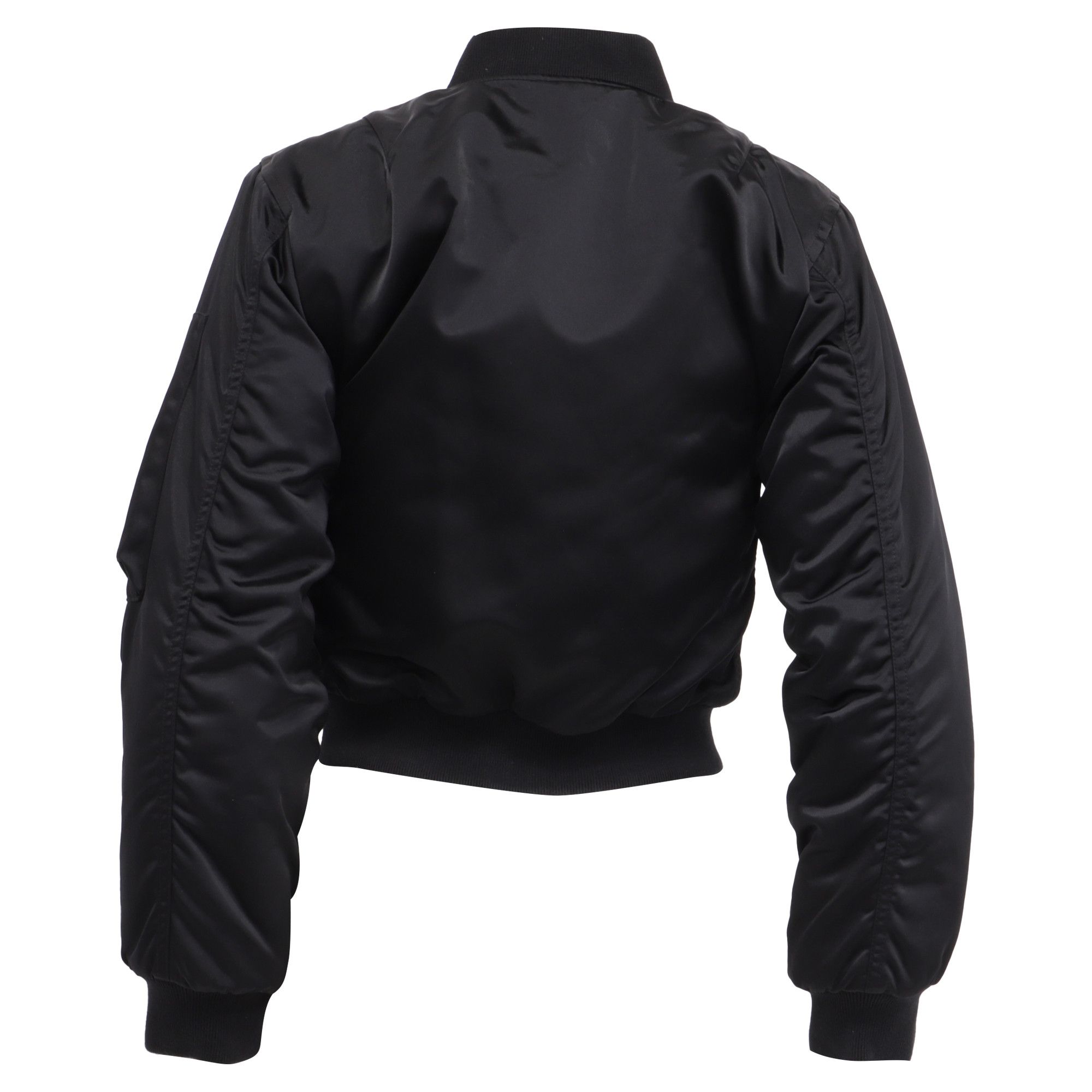 Balenciaga Balenciaga Shrunk Bomber Jacket in Black Polyamide Size XS / US 0-2 / IT 36-38 - 4 Thumbnail