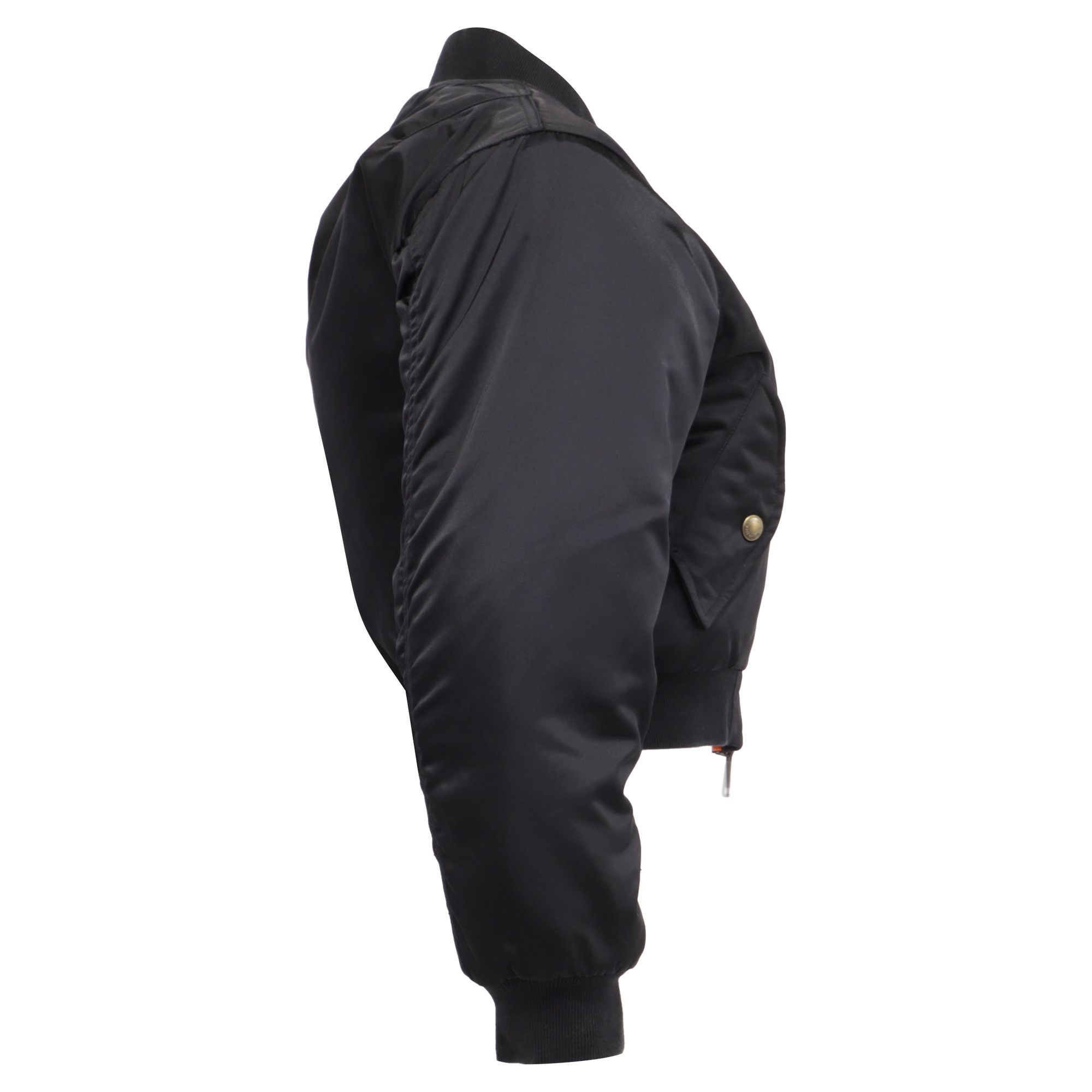 Balenciaga Balenciaga Shrunk Bomber Jacket in Black Polyamide Size XS / US 0-2 / IT 36-38 - 3 Thumbnail