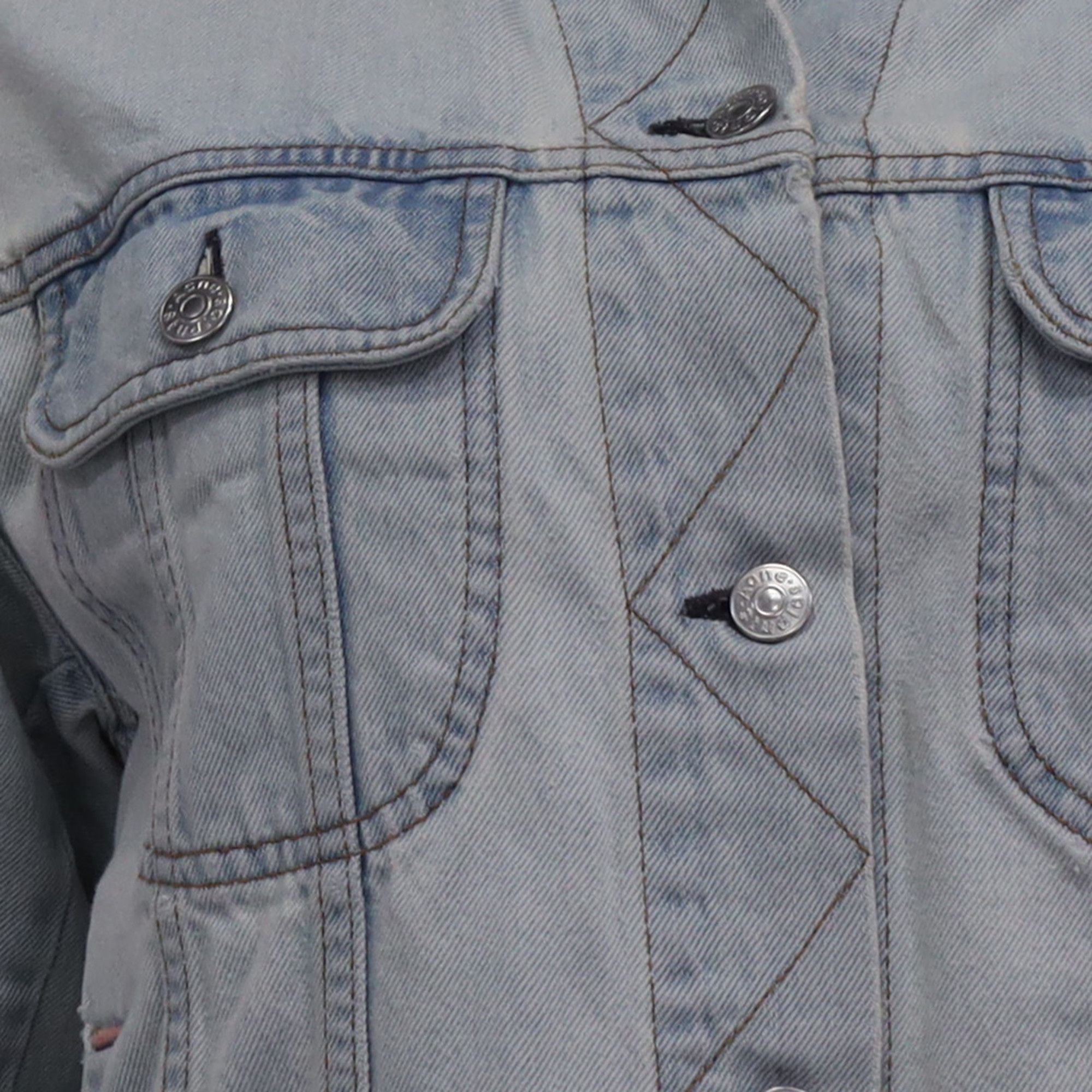 Acne Studios Acne Studios Button-Down Jacket in Bluer Cotton Denim Size XS / US 0-2 / IT 36-38 - 3 Thumbnail