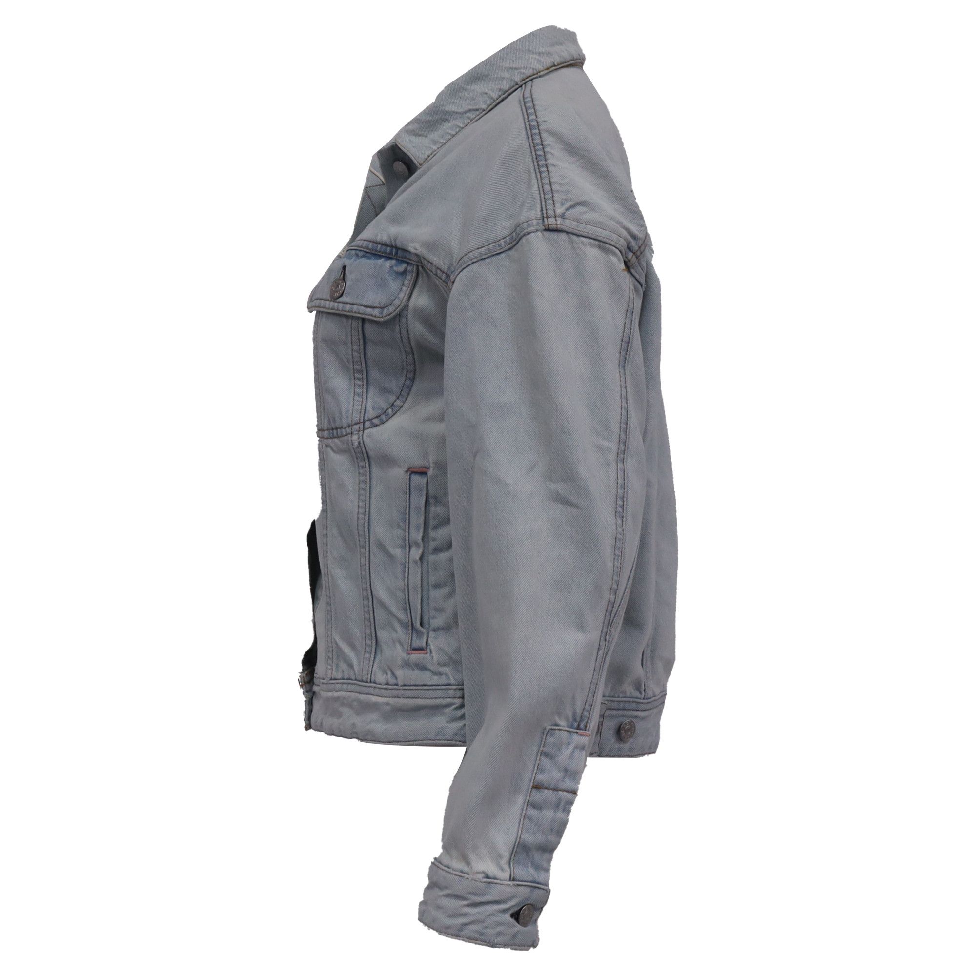 Acne Studios Acne Studios Button-Down Jacket in Bluer Cotton Denim Size XS / US 0-2 / IT 36-38 - 4 Thumbnail