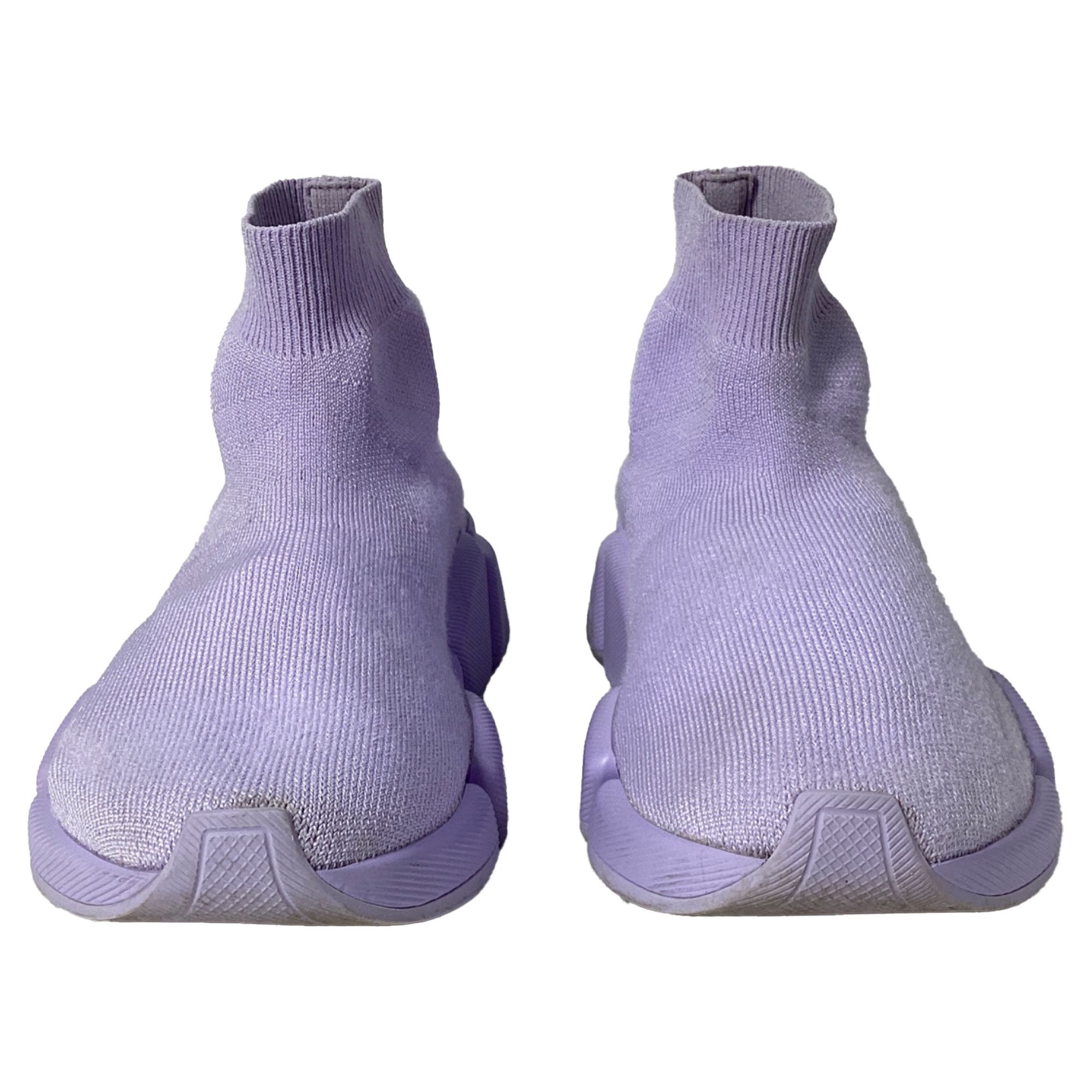 Balenciaga Balenciaga Speed 2.0 Trainer Shoes in Purple Polyester Size US 6 / IT 36 - 2 Thumbnail