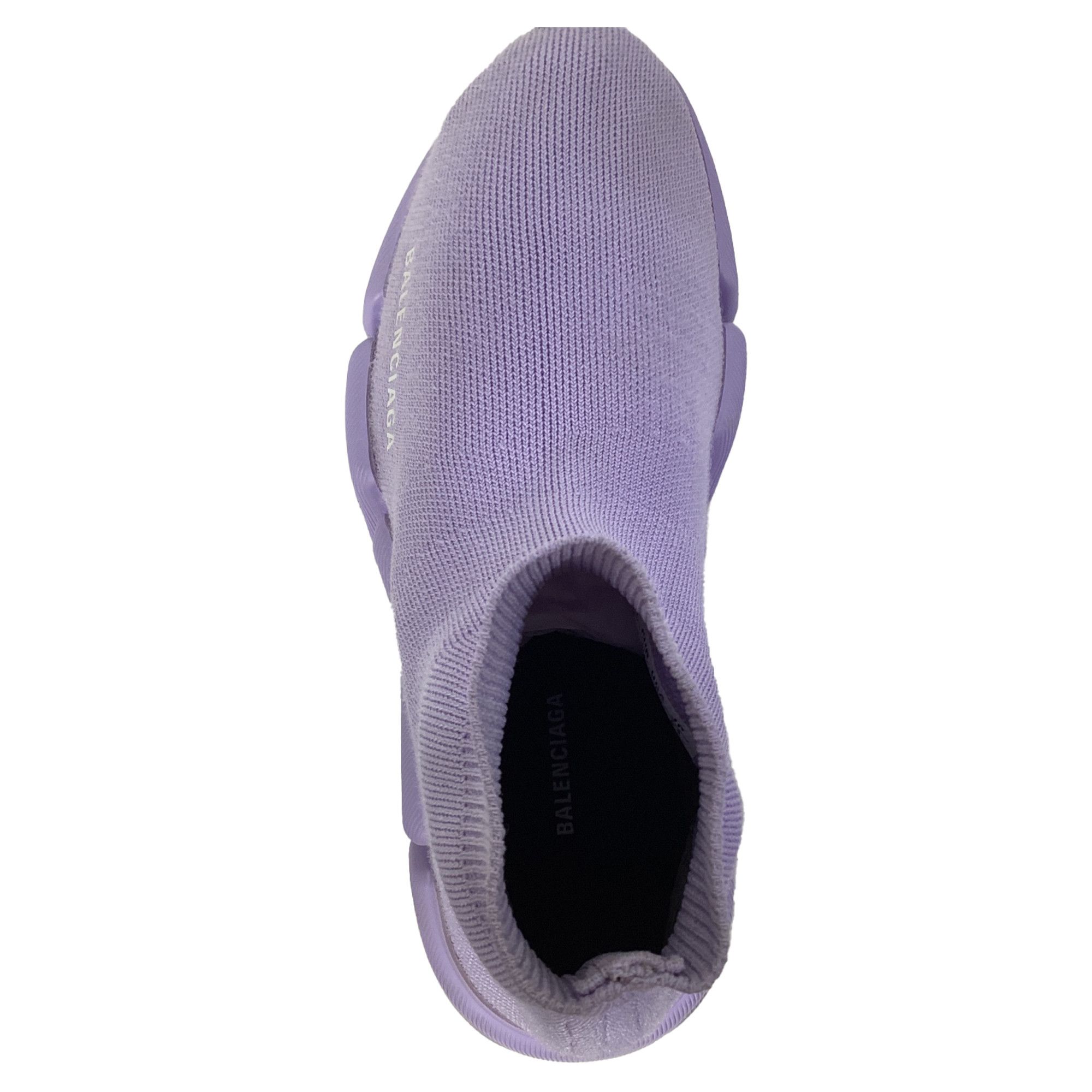 Balenciaga Balenciaga Speed 2.0 Trainer Shoes in Purple Polyester Size US 6 / IT 36 - 6 Thumbnail