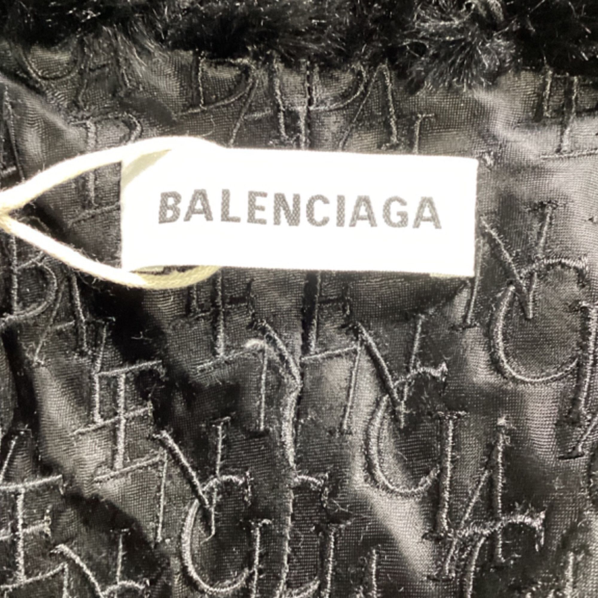 Balenciaga Balenciaga Faux Fur Coat in Black Polyester Size XS / US 0-2 / IT 36-38 - 5 Thumbnail
