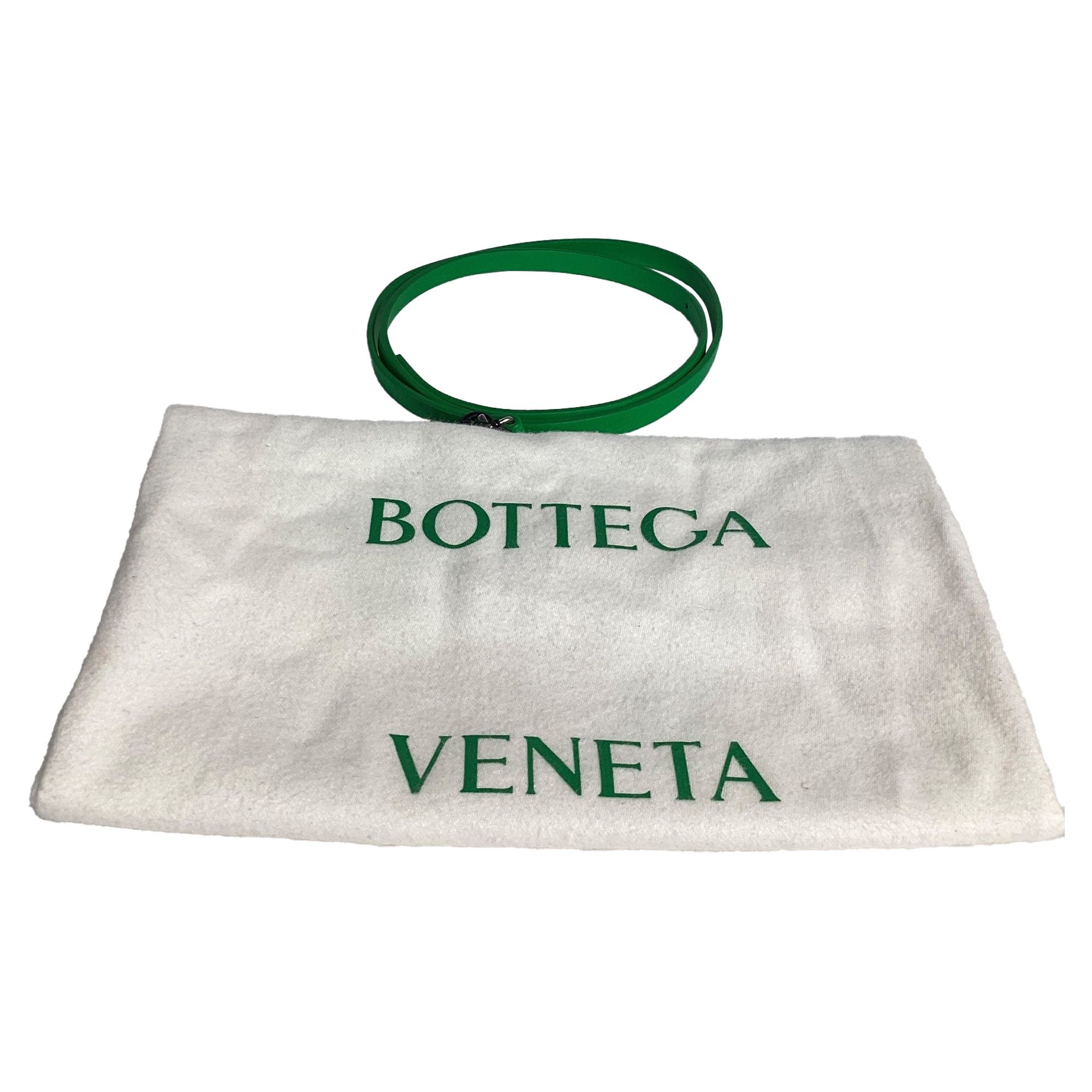 Bottega Veneta Bottega Veneta Triangle Buckle Belt in Green Leather Size ONE SIZE - 3 Thumbnail