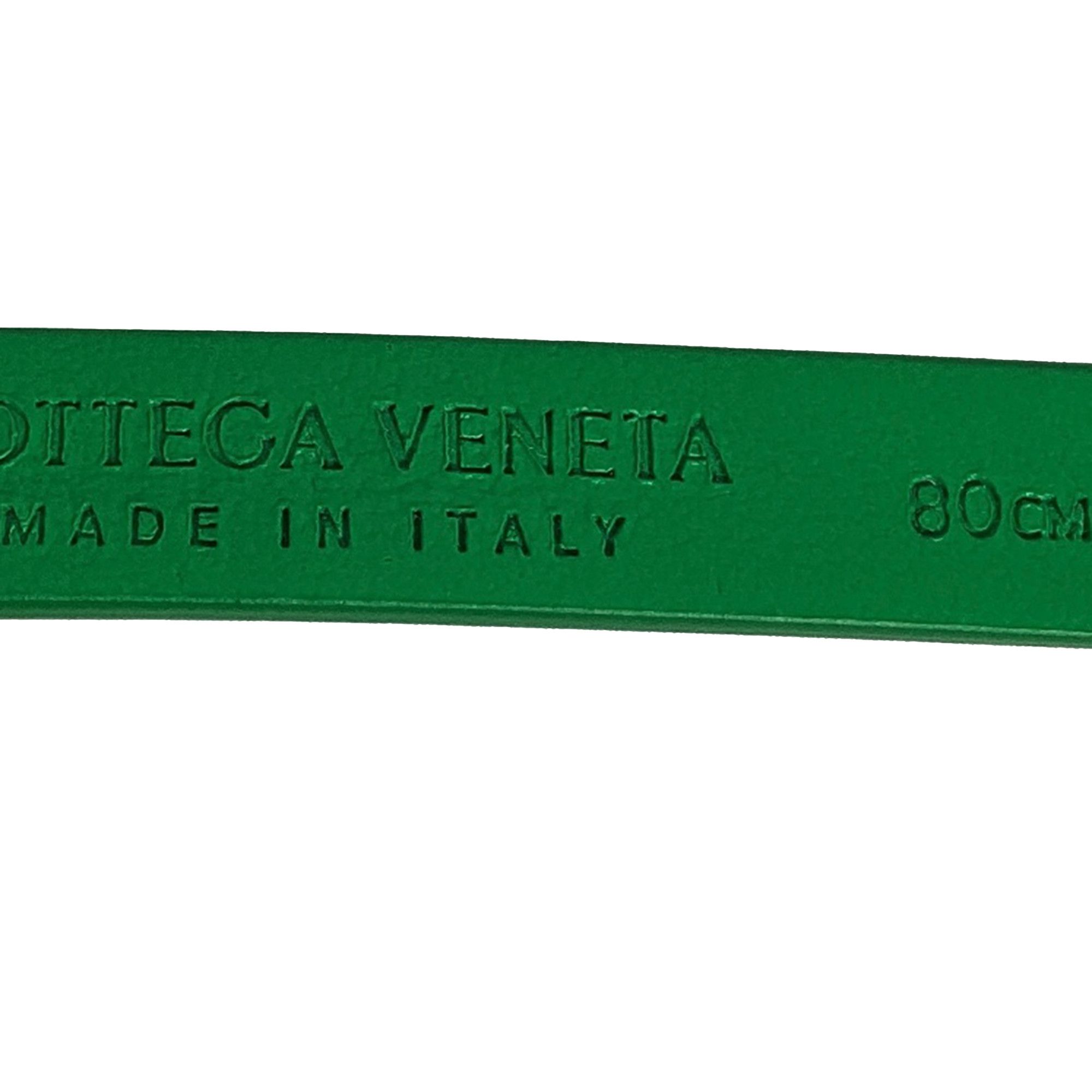Bottega Veneta Bottega Veneta Triangle Buckle Belt in Green Leather Size ONE SIZE - 4 Thumbnail