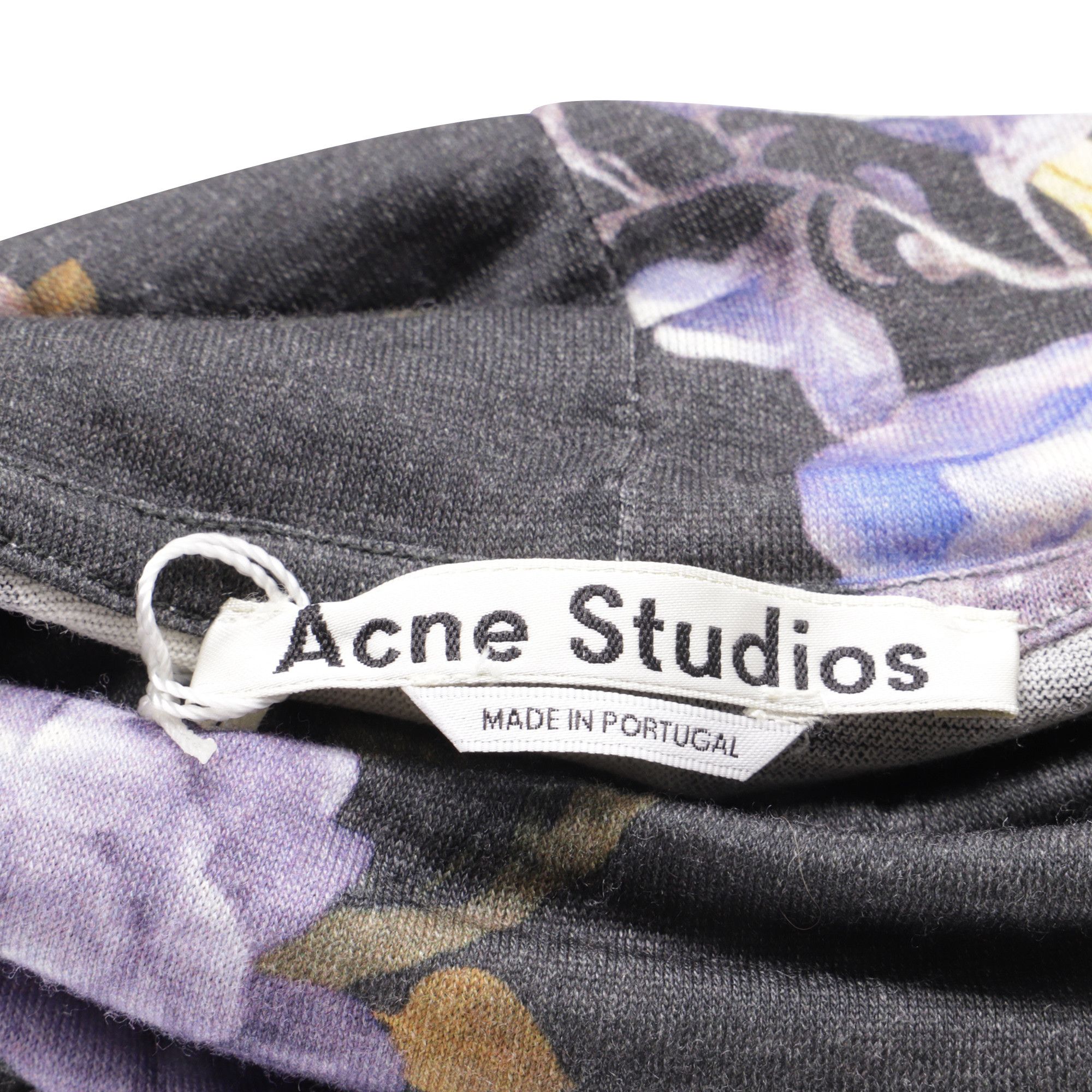 Acne Studios Acne Studios Cleo Turtleneck Top in Floral Print Wool Size S / US 4 / IT 40 - 5 Thumbnail
