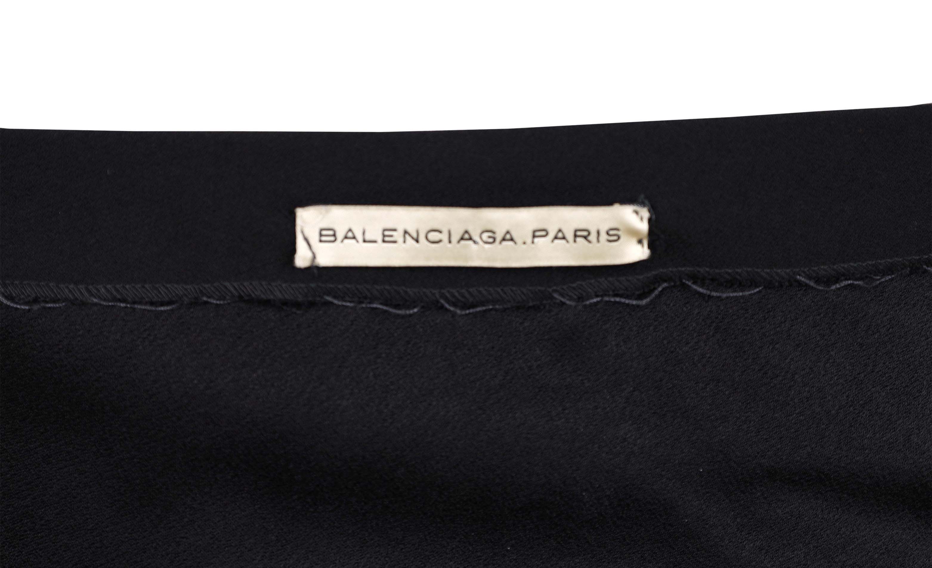 Balenciaga Balenciaga Black Backless Dress Size XS / US 0-2 / IT 36-38 - 3 Thumbnail