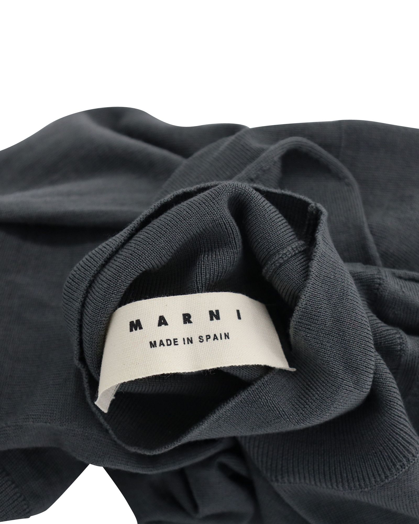 Marni Marni Long Sleeve Turtleneck Sweater in Grey Wool Size S / US 4 / IT 40 - 4 Thumbnail