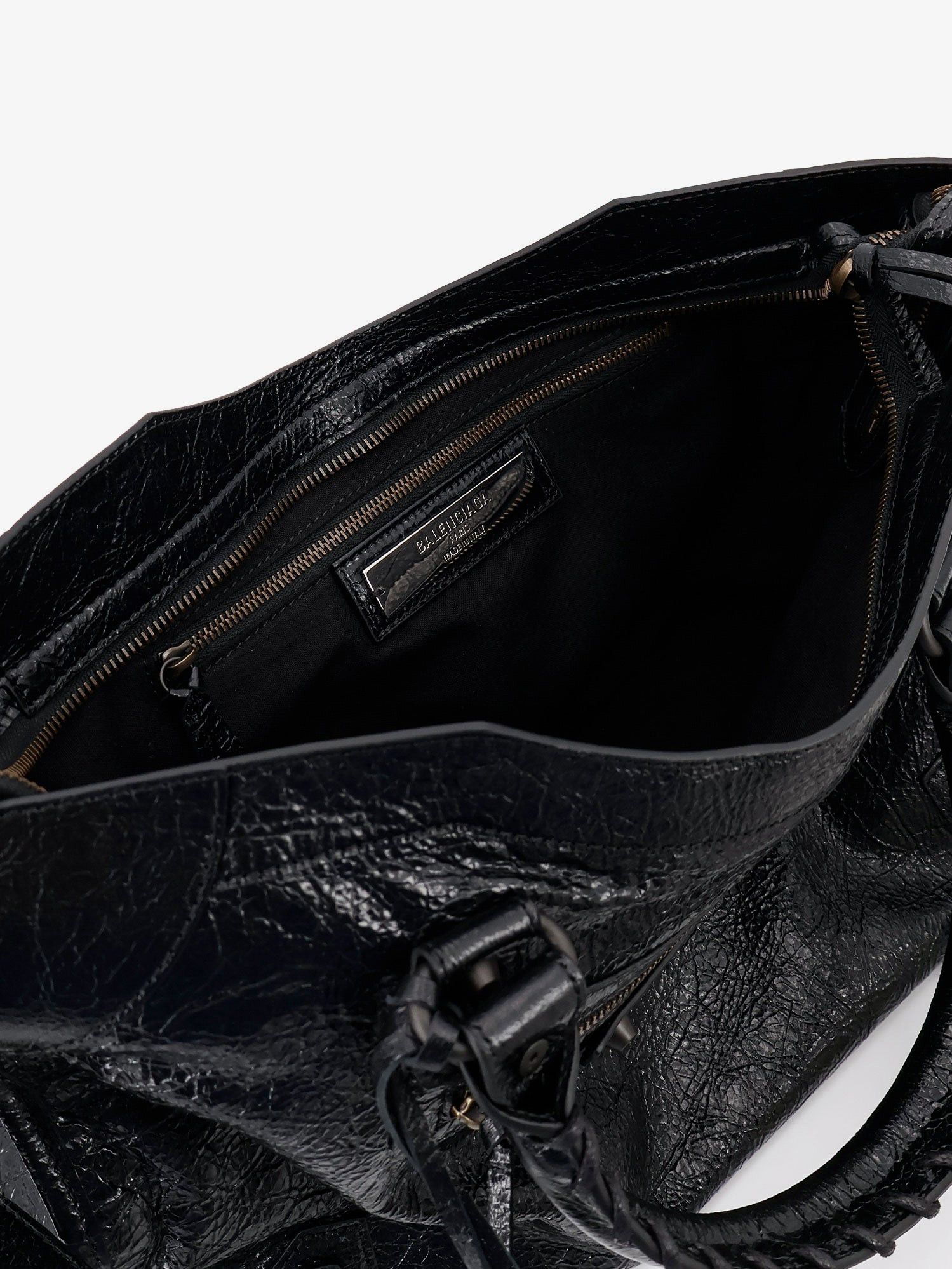 Balenciaga Le City Medium Leather Handbag Size ONE SIZE - 4 Thumbnail