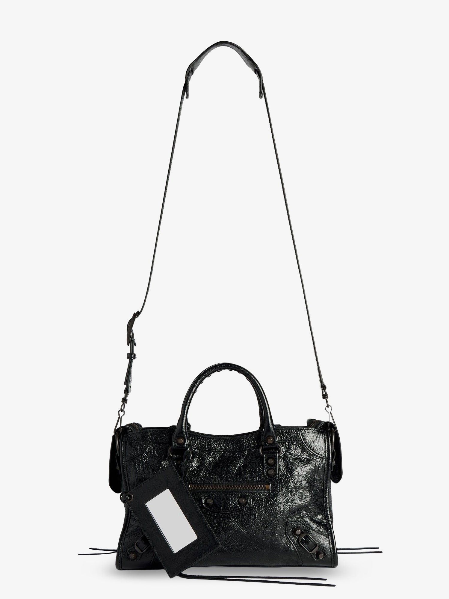 Balenciaga Le City Bag S Leather Crossbody Bag Size ONE SIZE - 3 Thumbnail