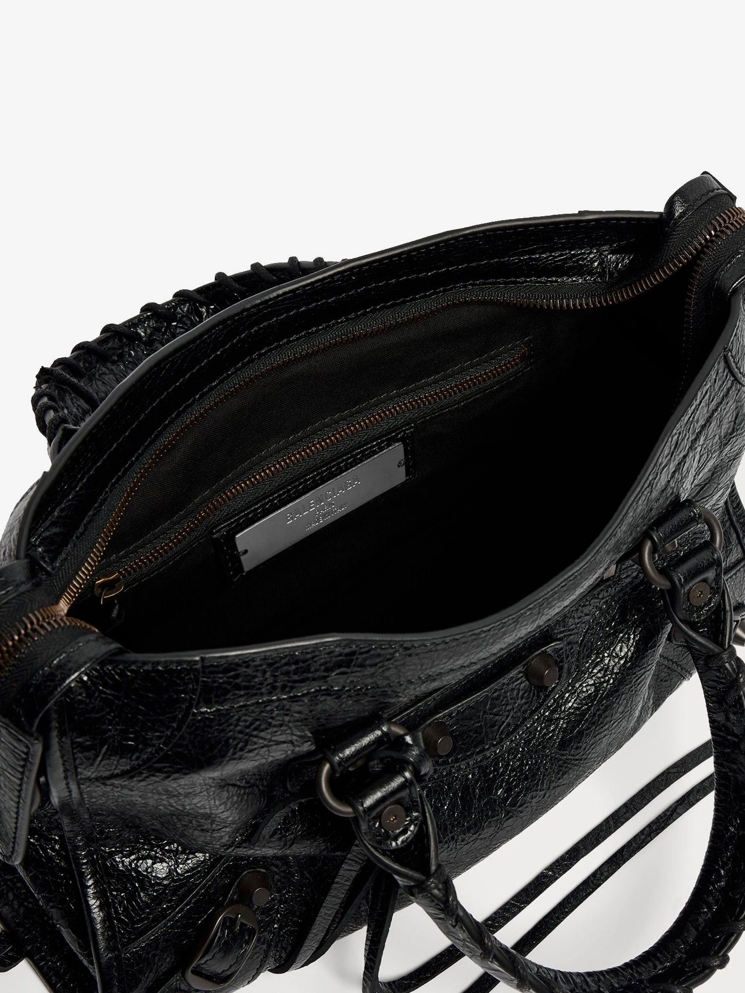 Balenciaga Le City Bag S Leather Crossbody Bag Size ONE SIZE - 4 Thumbnail