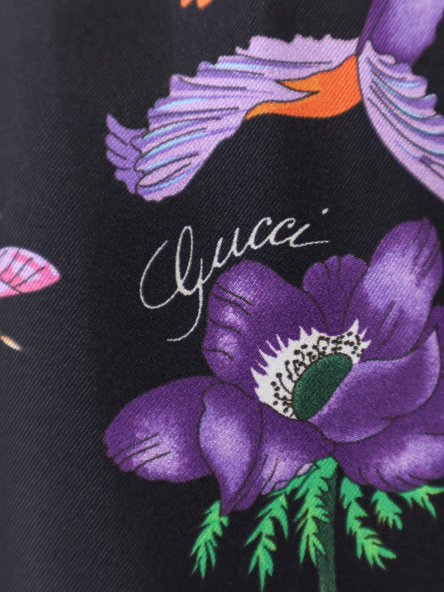 Gucci Printed Silk Trousers Size 28" / US 6 / IT 42 - 3 Thumbnail