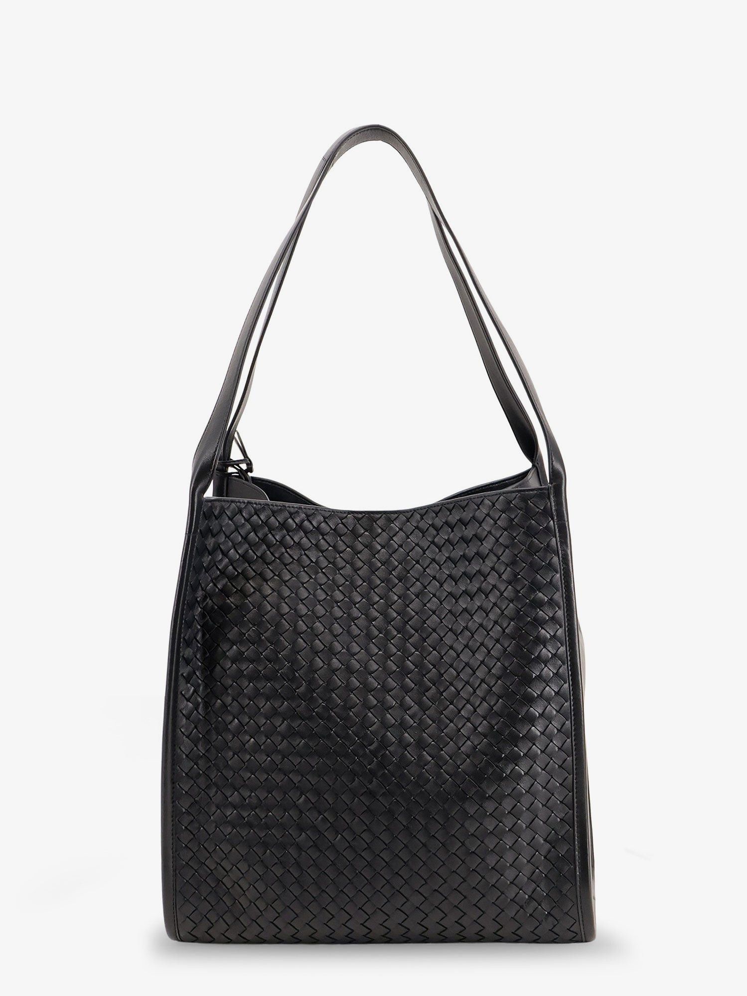 Bottega Veneta Corriere Leather Shoulder Bag With Intrecciato Pattern Size ONE SIZE - 2 Thumbnail