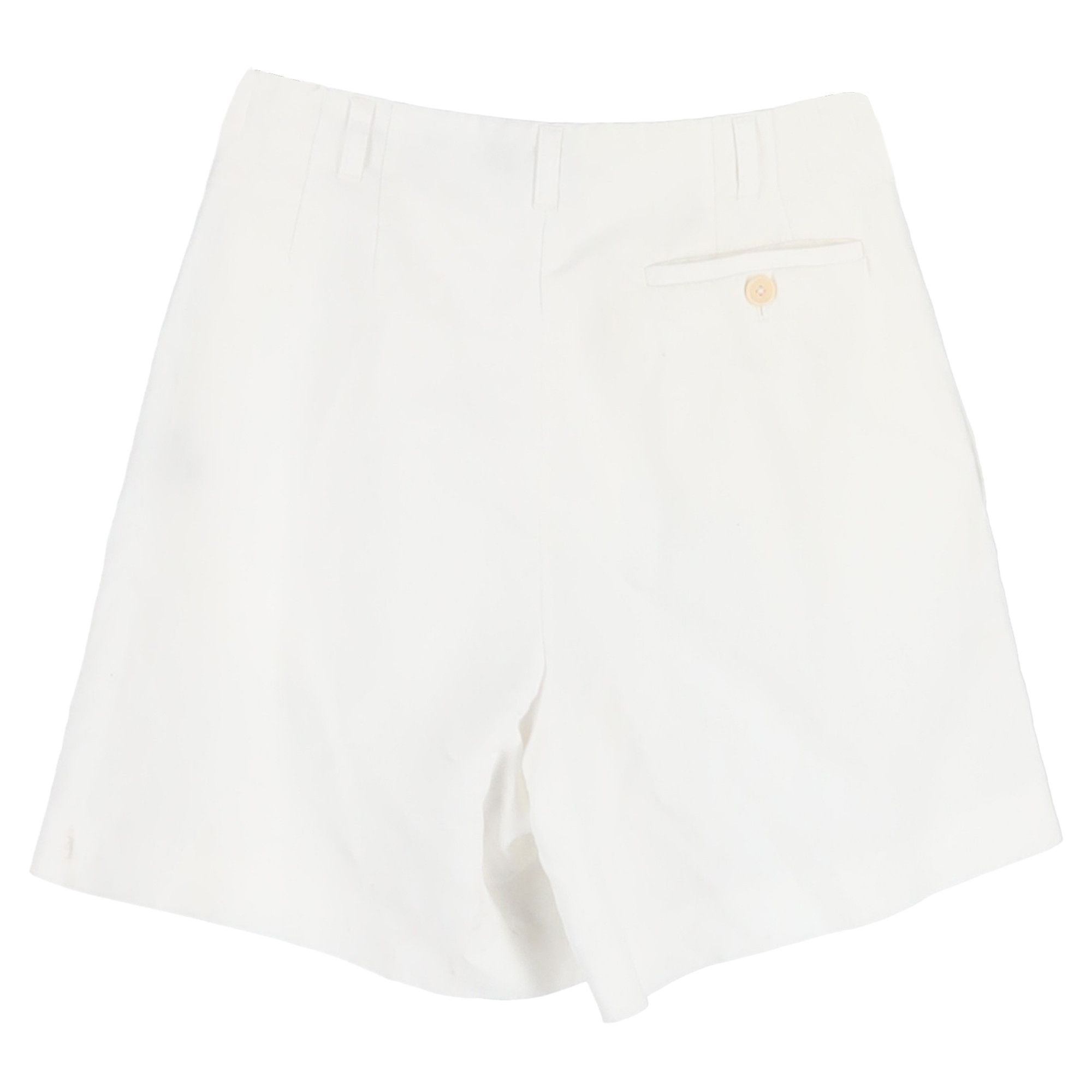 Bottega Veneta Bottega Veneta High-Rise Mini Skort in White Linen Size 26" / US 2 / IT 38 - 2 Thumbnail