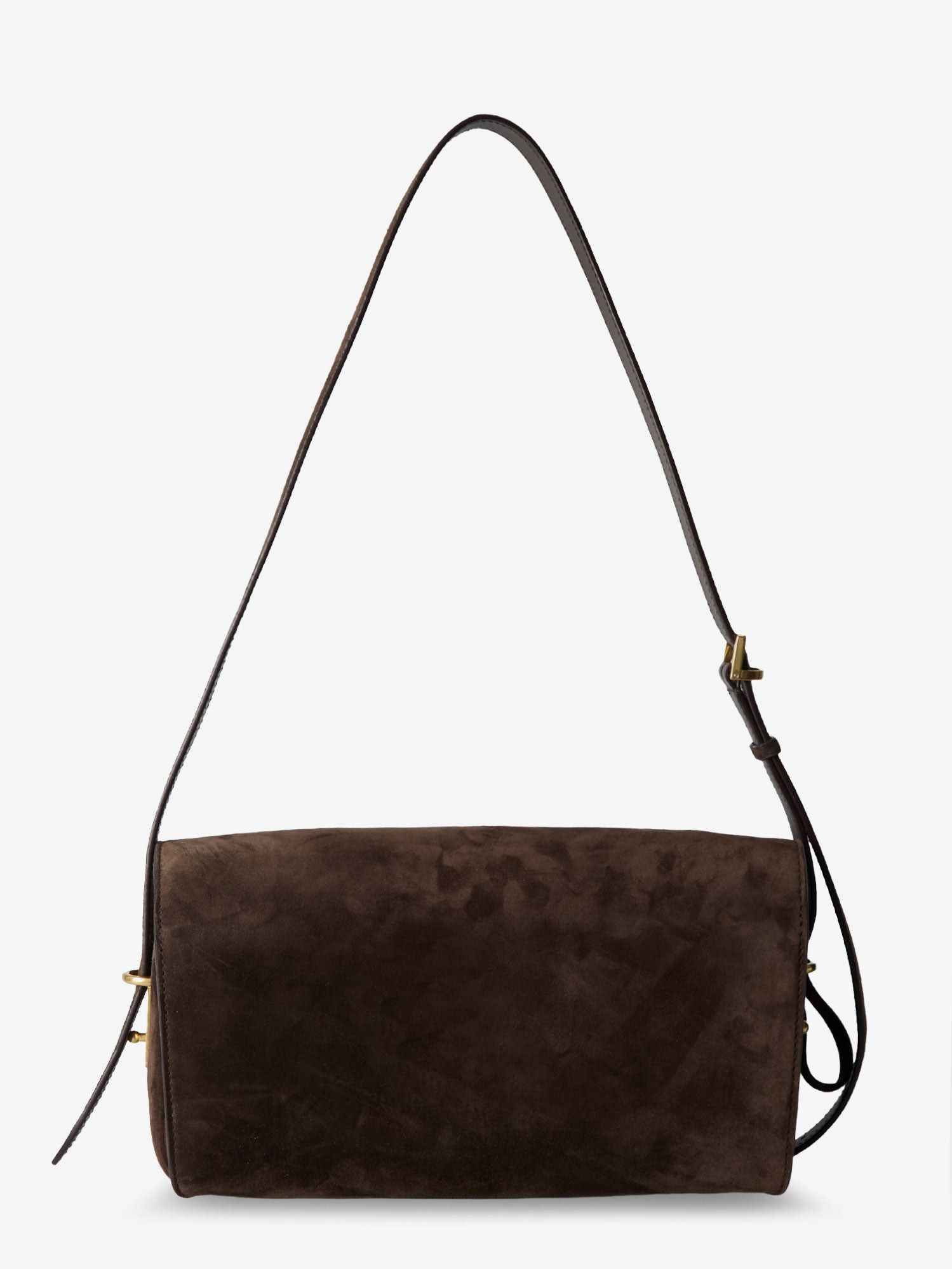Balenciaga Le 7 Medium Suede Shoulder Bag Size ONE SIZE - 2 Thumbnail