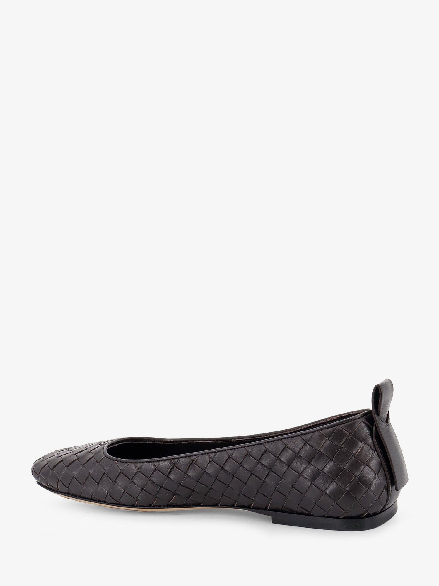 Bottega Veneta Charlotte Leather Ballerinas With Intrecciato Motif Size US 6 / IT 36 - 3 Thumbnail