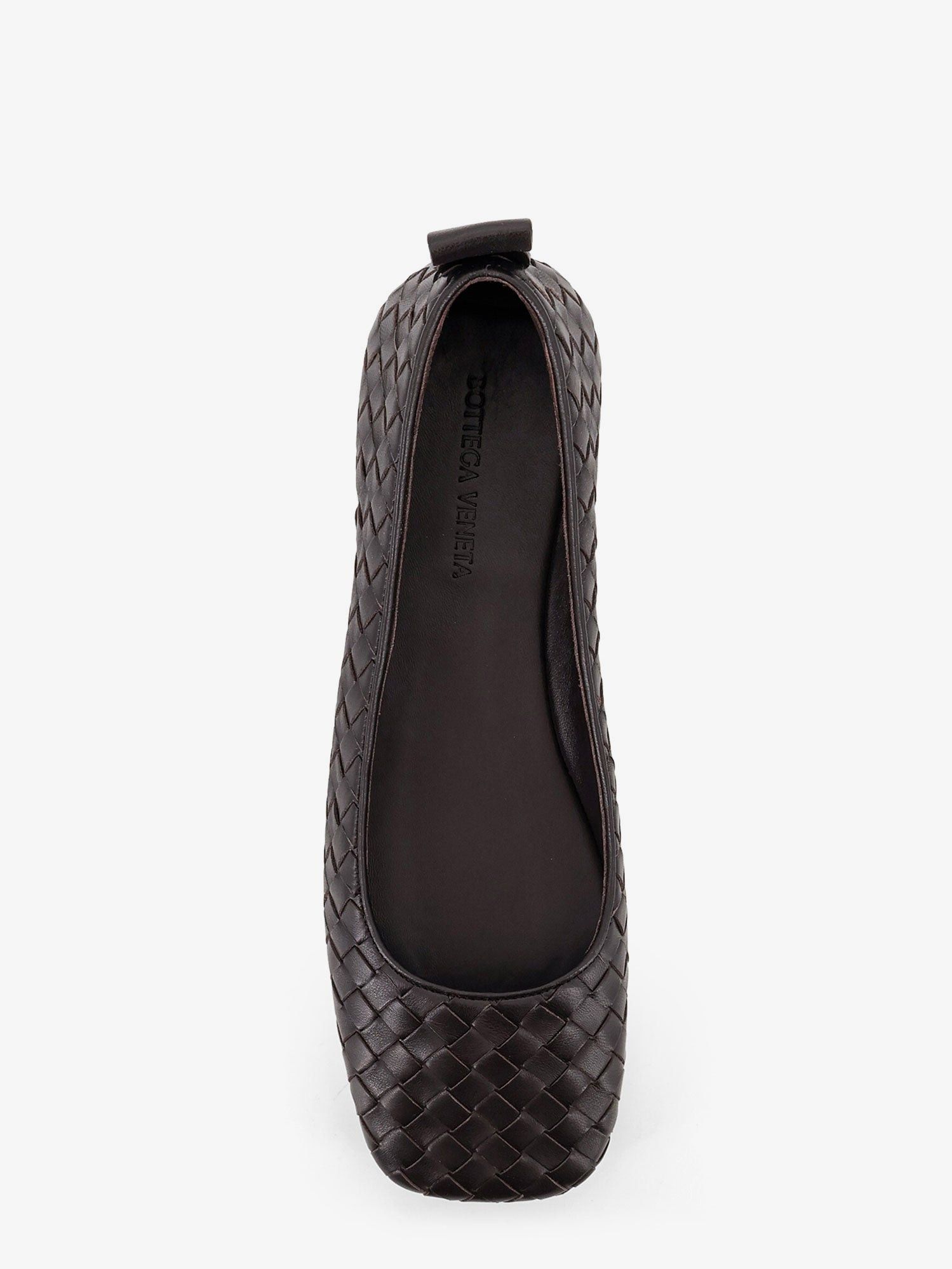 Bottega Veneta Charlotte Leather Ballerinas With Intrecciato Motif Size US 10 / IT 40 - 5 Thumbnail