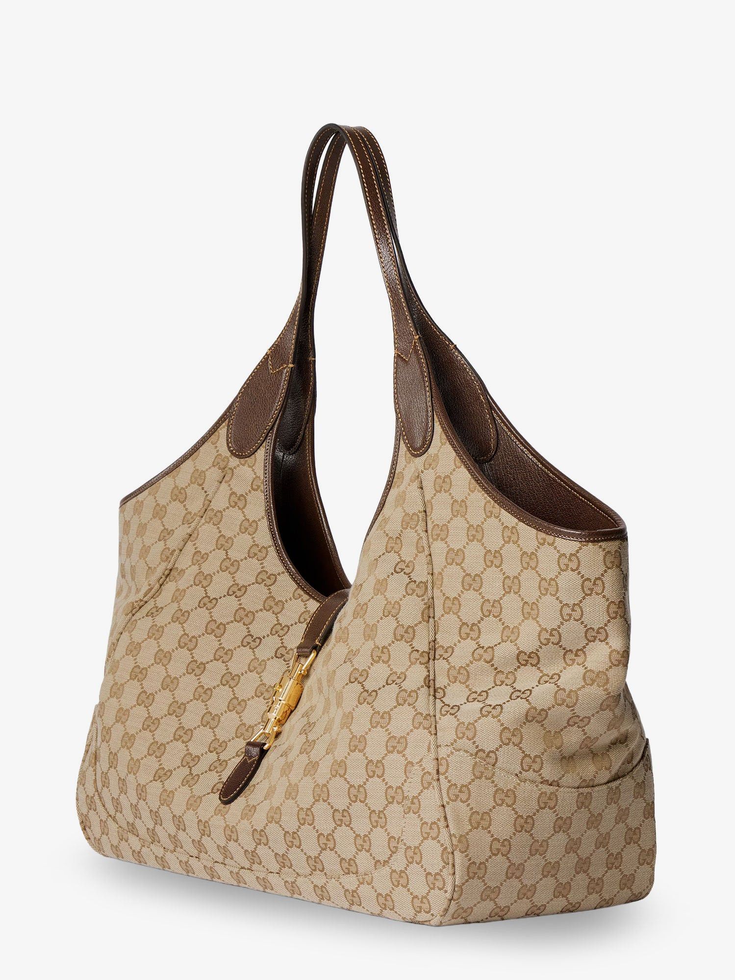 Gucci Mercato Gg Fabric Shopping Bag Size ONE SIZE - 3 Thumbnail