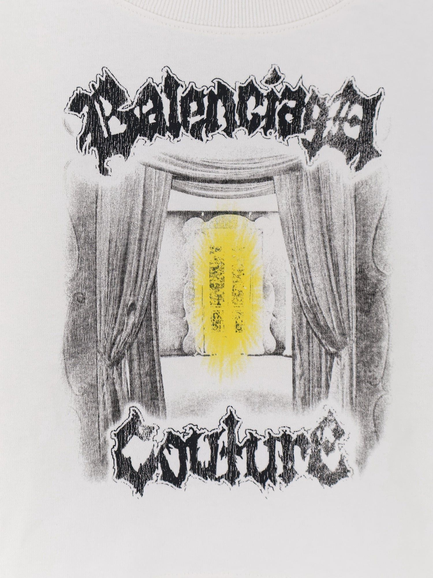 Balenciaga Cotton T-Shirt Size M / US 6-8 / IT 42-44 - 3 Thumbnail