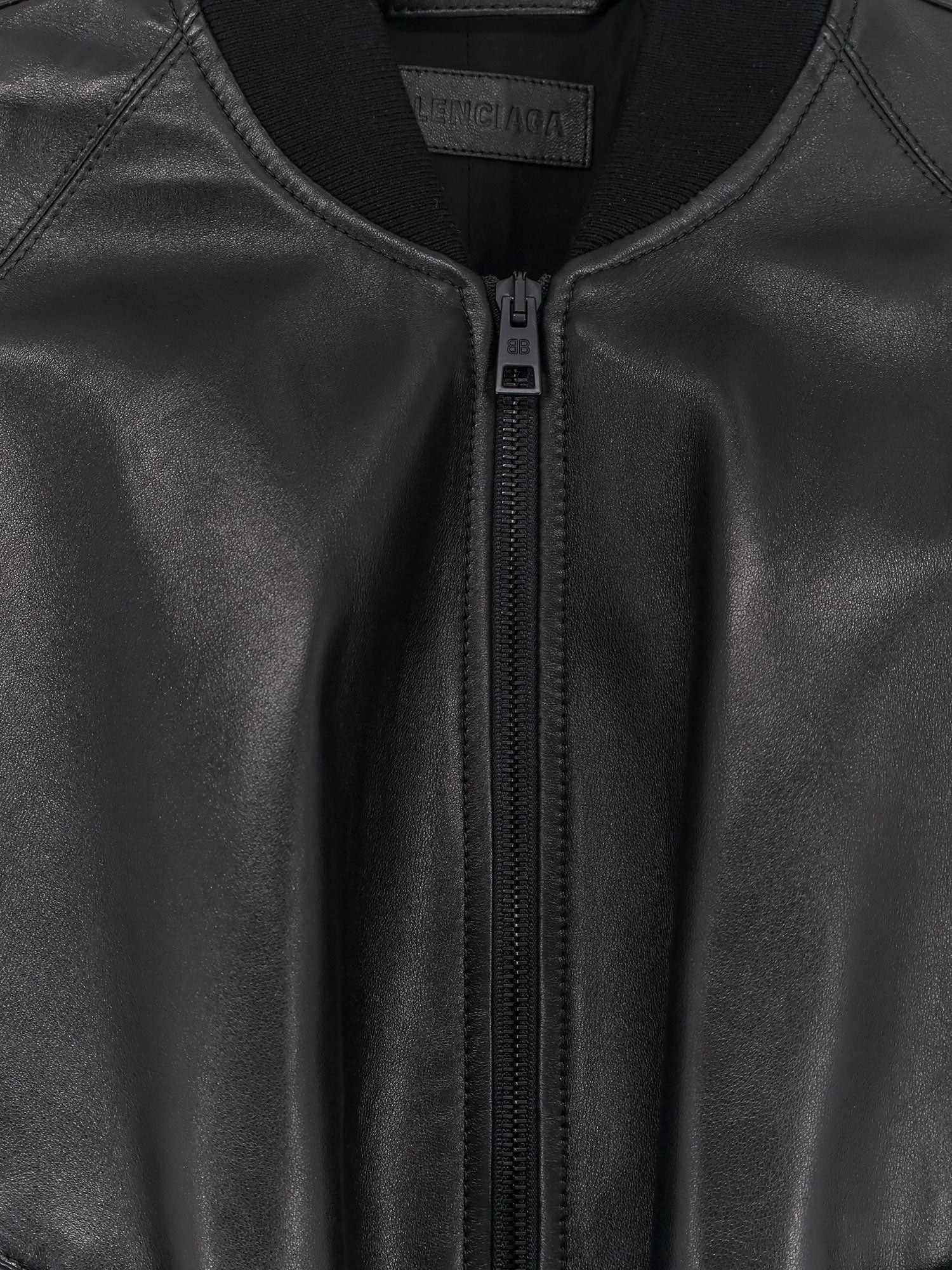Balenciaga Sleeveless Leather Jacket Size S / US 4 / IT 40 - 3 Thumbnail