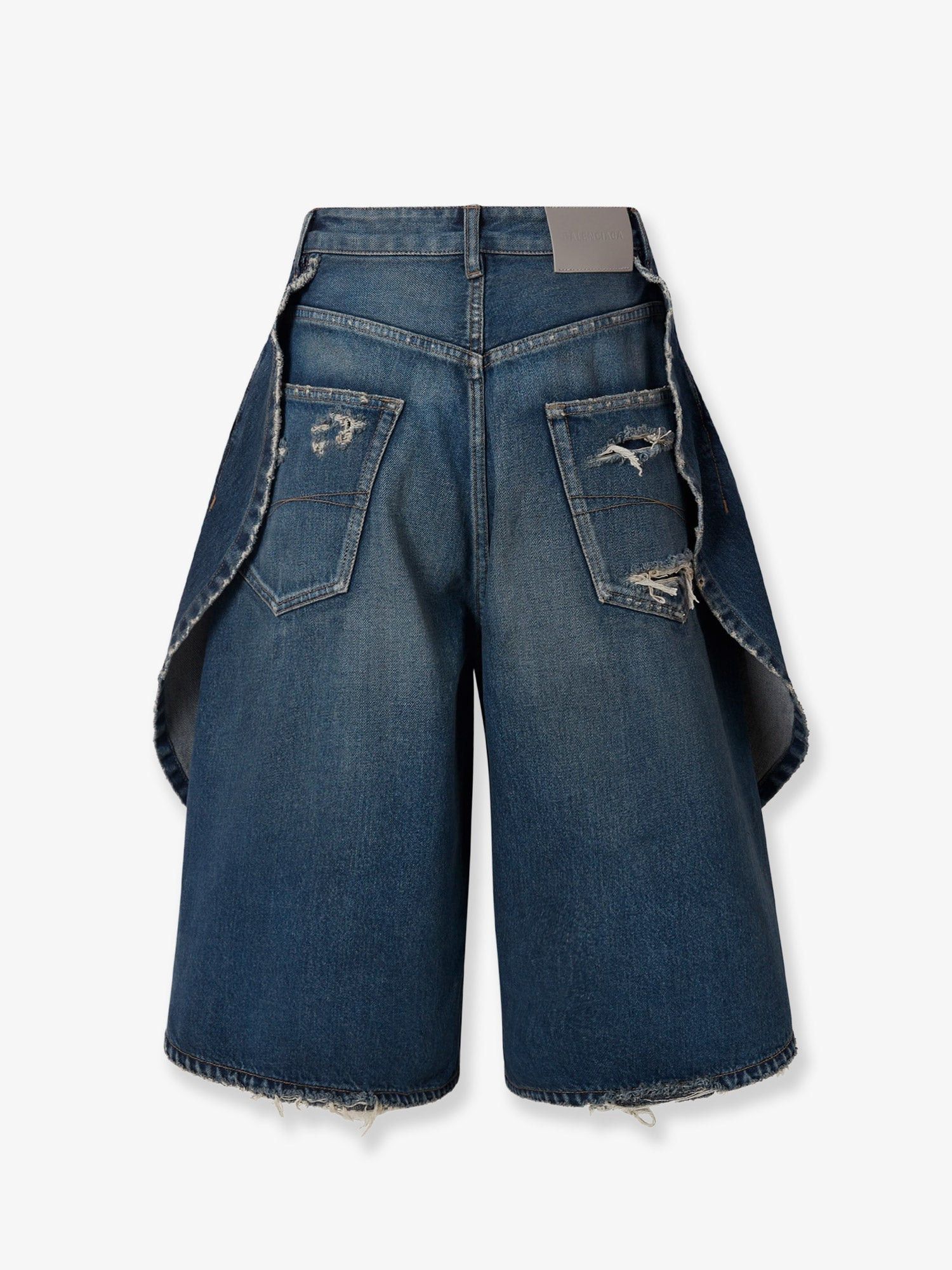 Balenciaga Cotton Bermuda Shorts Size 27" / US 4 / IT 40 - 2 Thumbnail