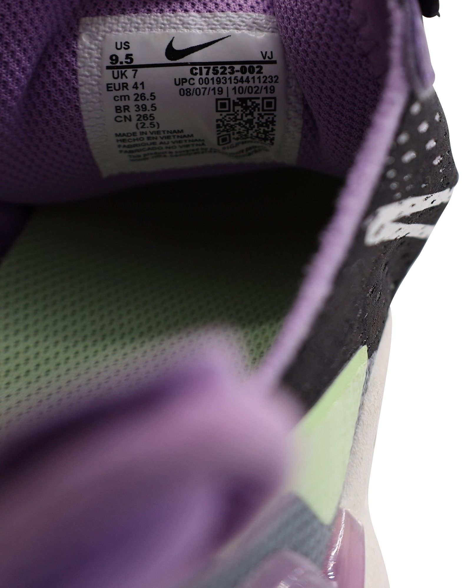 Nike Nike React Vision Sneakers in Gravity Purple Volt Synthetic Size US 9.5 / IT 39.5 - 6 Thumbnail