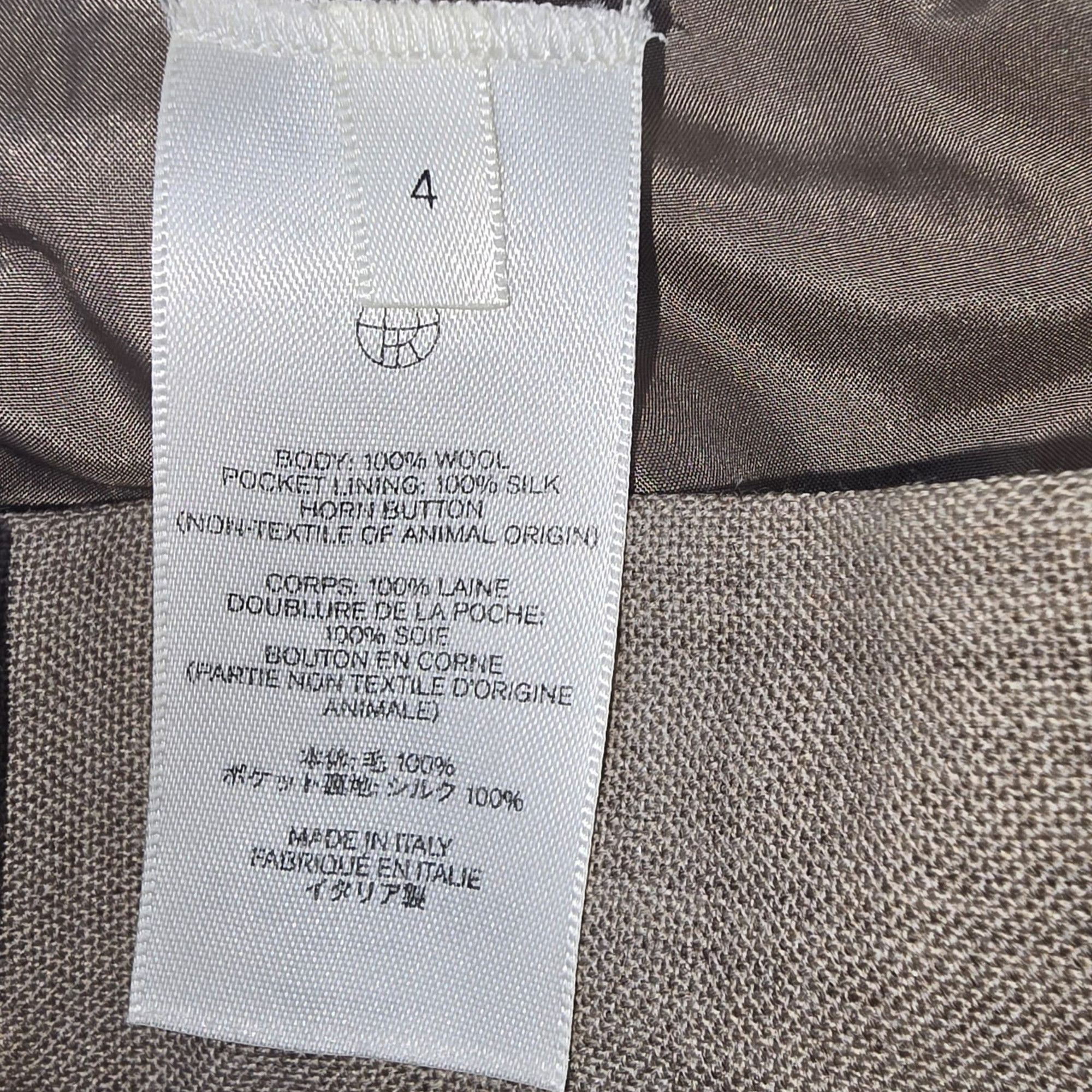 The Row The Row High-Rise Flared Trousers in Beige Wool Size 27" / US 4 / IT 40 - 4 Thumbnail
