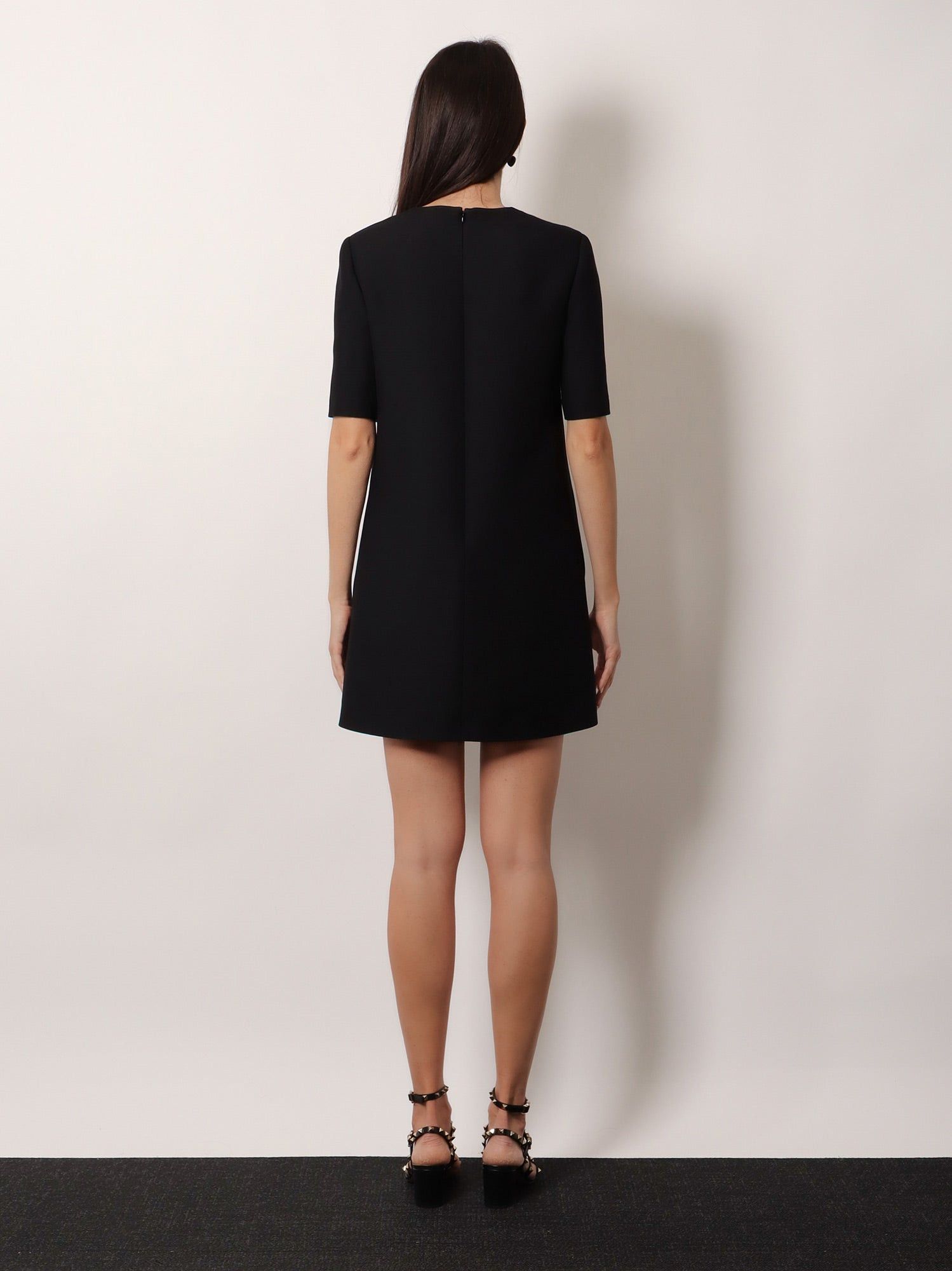Valentino Virgin Wool And Silk Mini Dress Size M / US 6-8 / IT 42-44 - 5 Thumbnail