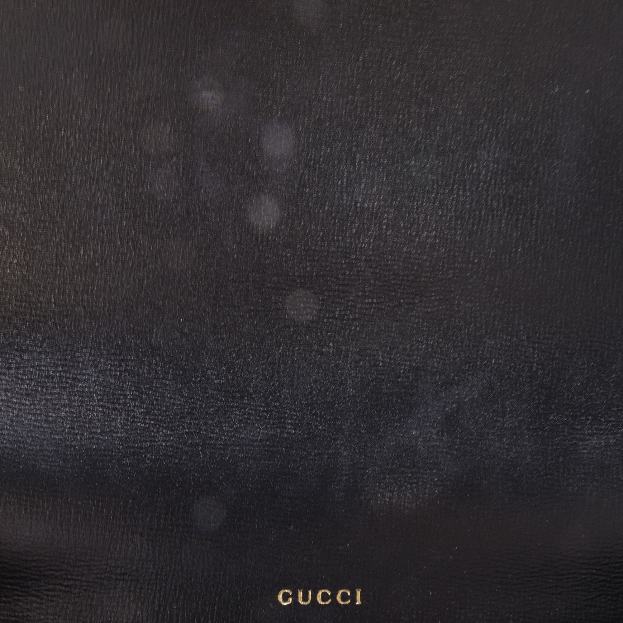 Gucci Gucci Medium GG Ring Shoulder Bag in Black Leather Size ONE SIZE - 9 Thumbnail