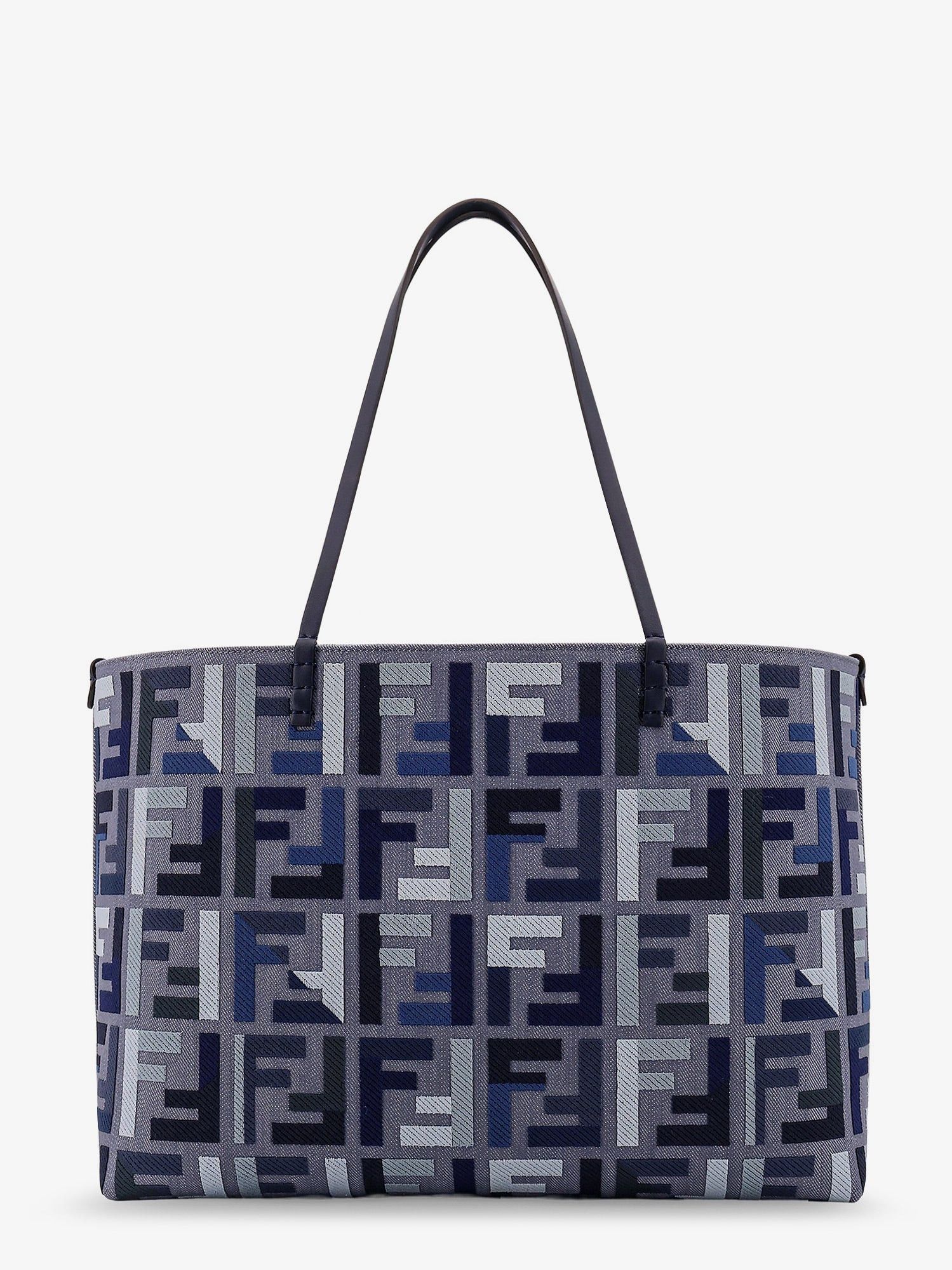 Fendi Roll Large Jacquard Ff Fabric Tote Bag Size ONE SIZE - 2 Thumbnail