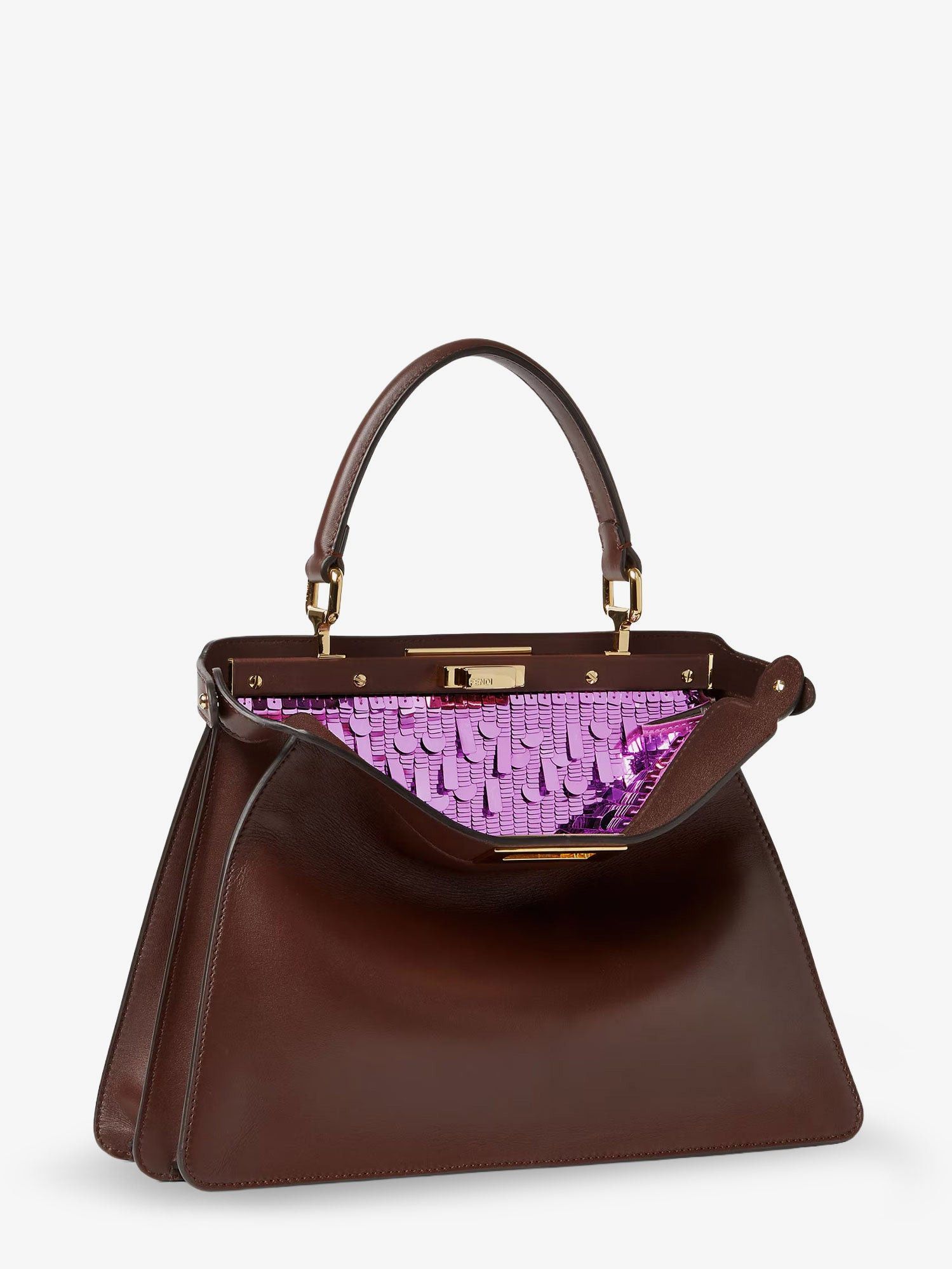 Fendi Peekaboo Iseeu Medium Leather Handbag Size ONE SIZE - 3 Thumbnail