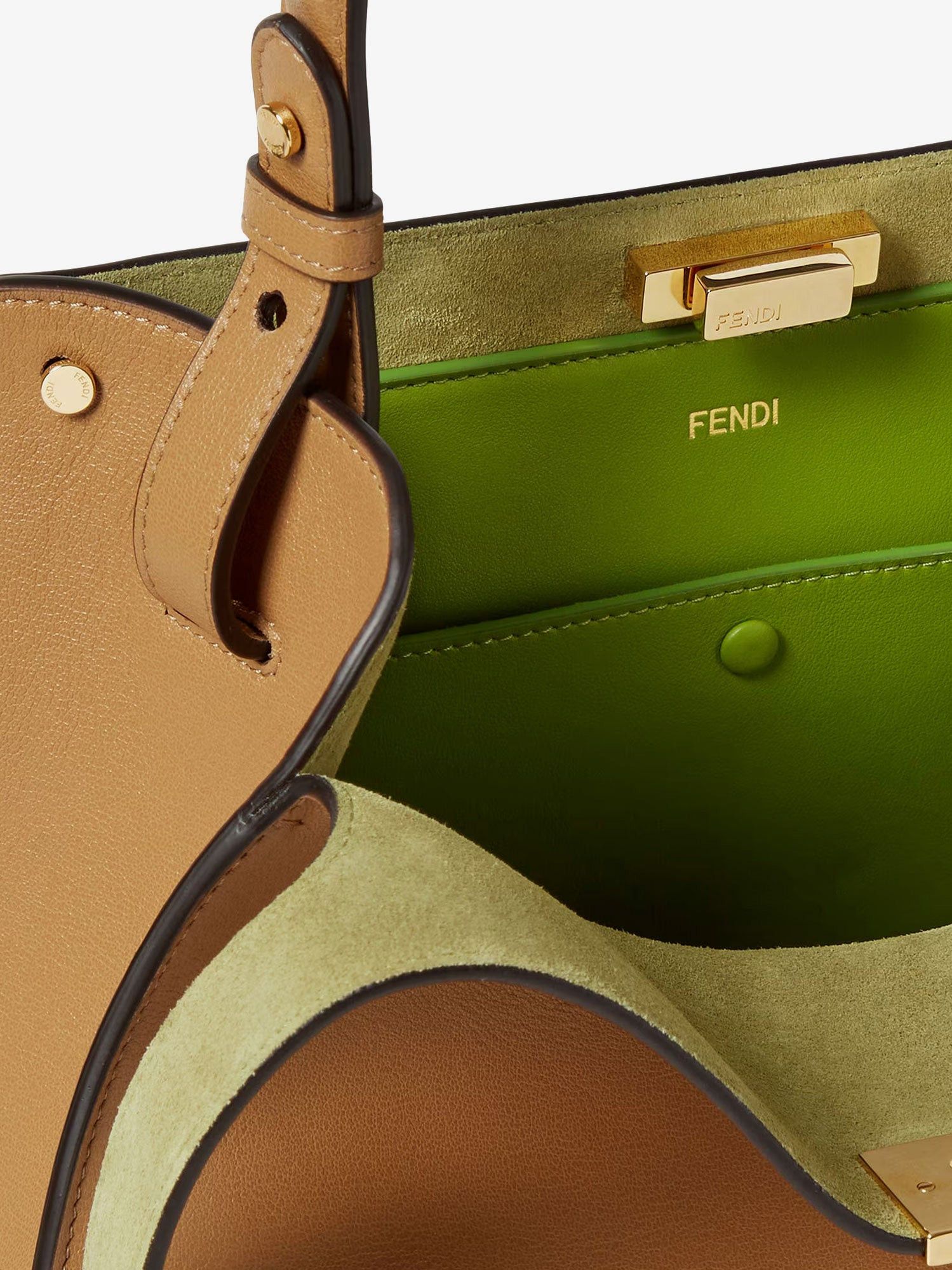 Fendi Fend Way Medium Leather Shoulder Bag With Contrasting Lining Size ONE SIZE - 4 Thumbnail