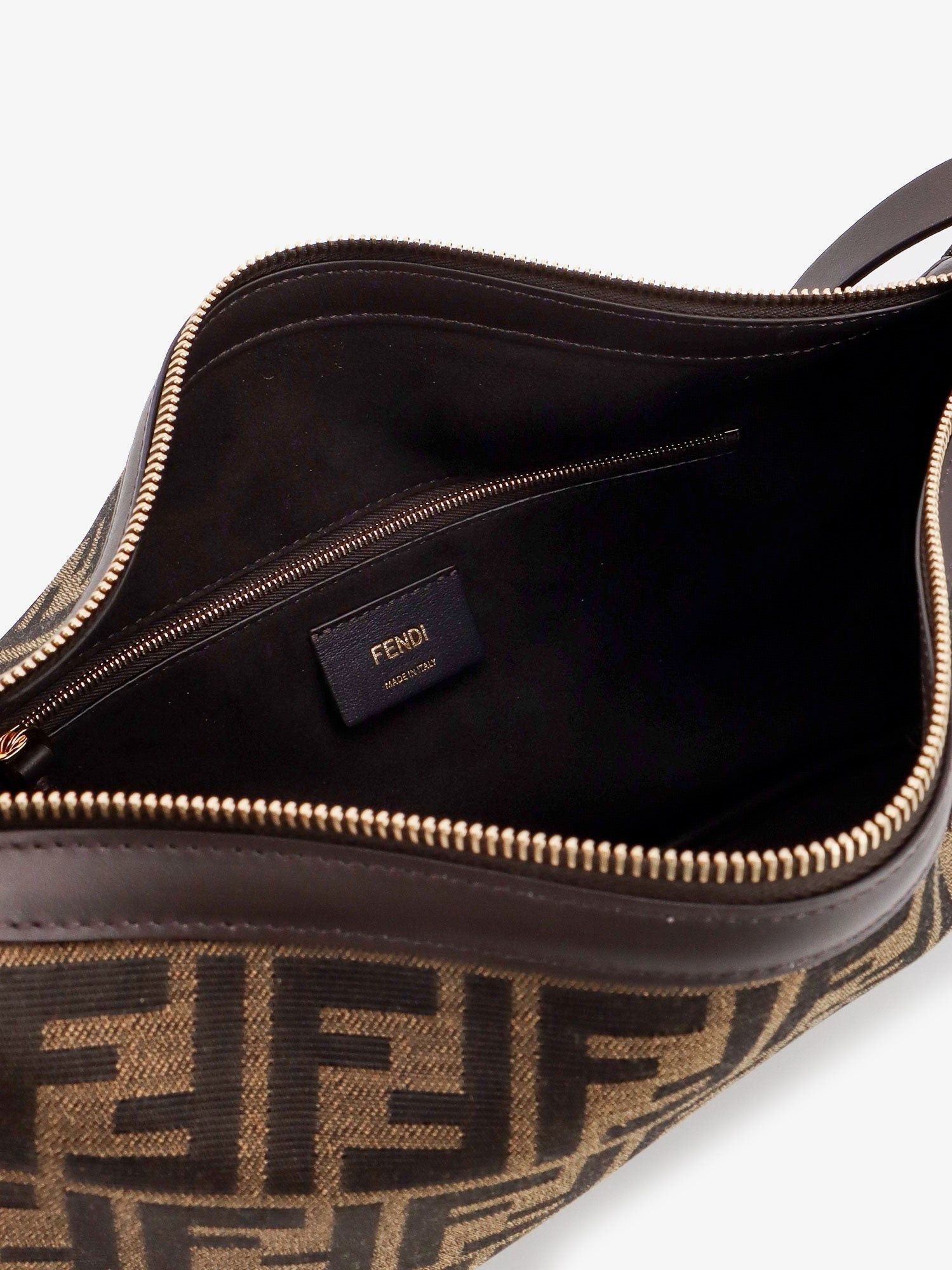 Fendi Simply Medium Ff Jacquard Fabric Crossbody Bag Size ONE SIZE - 4 Thumbnail