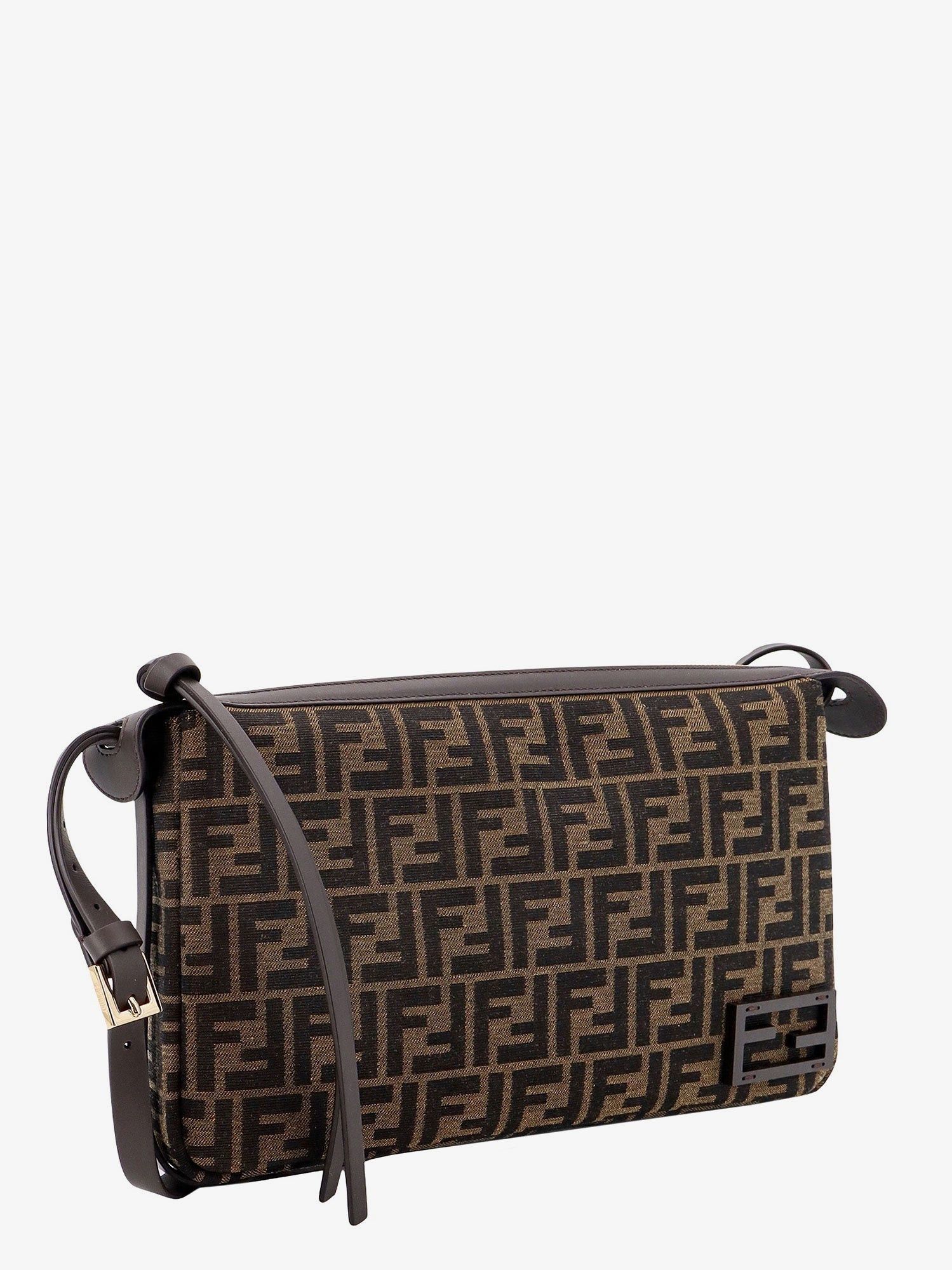 Fendi Simply Medium Ff Jacquard Fabric Crossbody Bag Size ONE SIZE - 3 Thumbnail