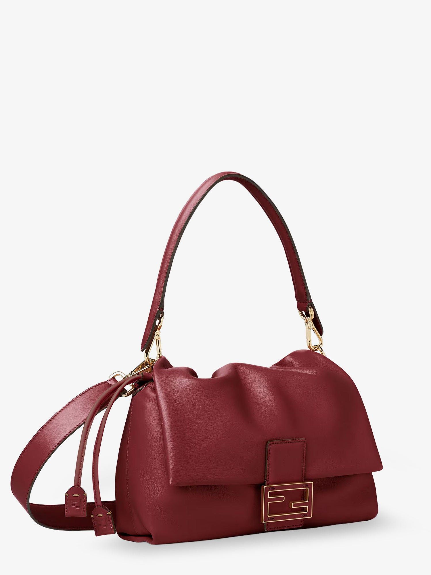 Fendi Mamma Baguette Medium Leather Crossbody Bag Size ONE SIZE - 3 Thumbnail