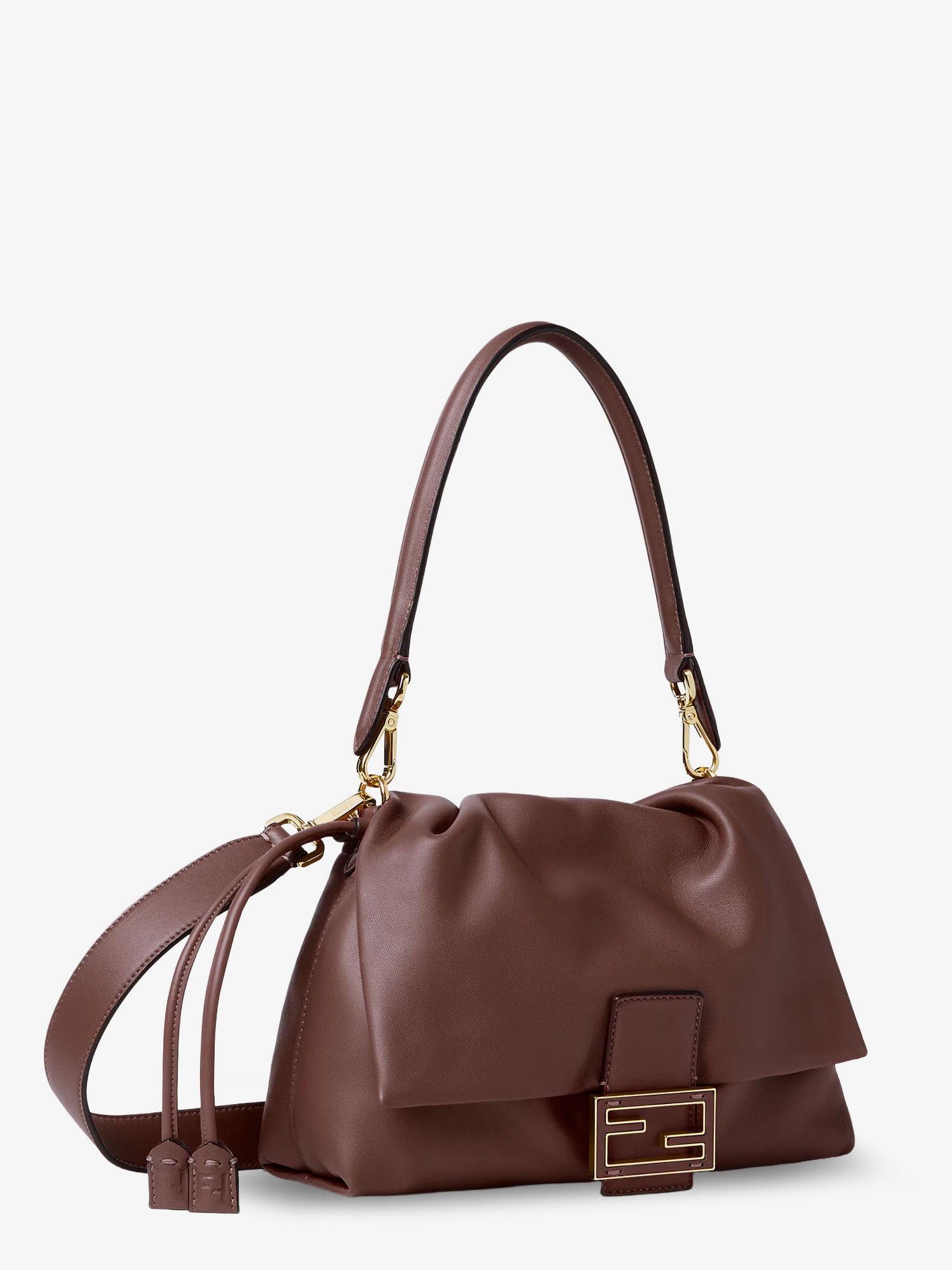 Fendi Mamma Baguette Medium Leather Crossbody Bag Size ONE SIZE - 3 Thumbnail