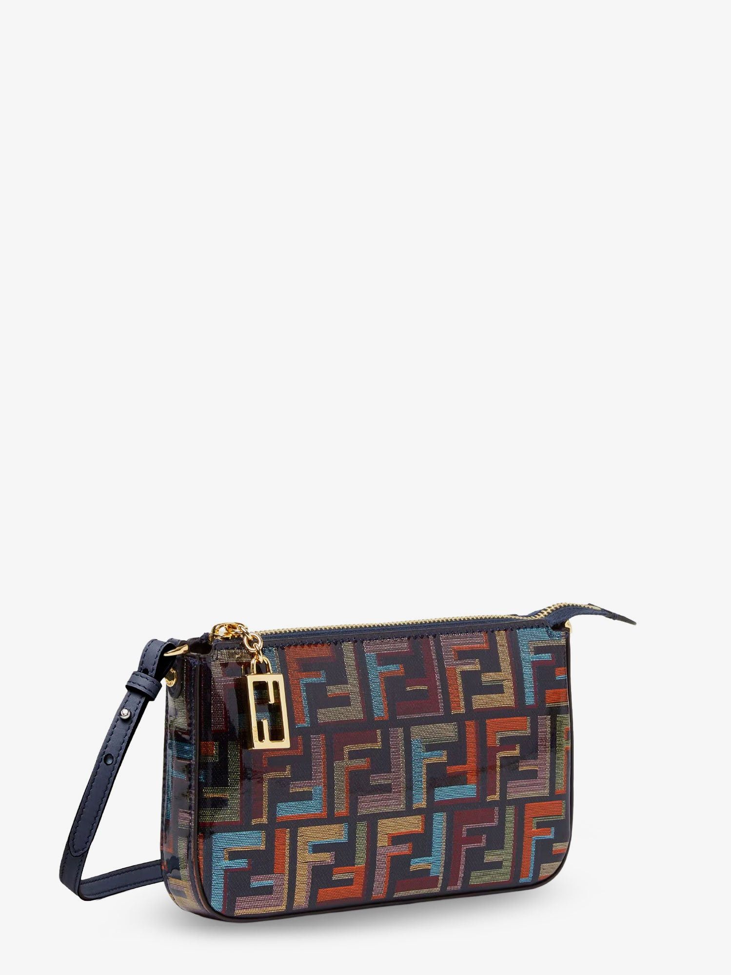 Fendi Baguette Ff Fabric Clutch Bag Size ONE SIZE - 3 Thumbnail