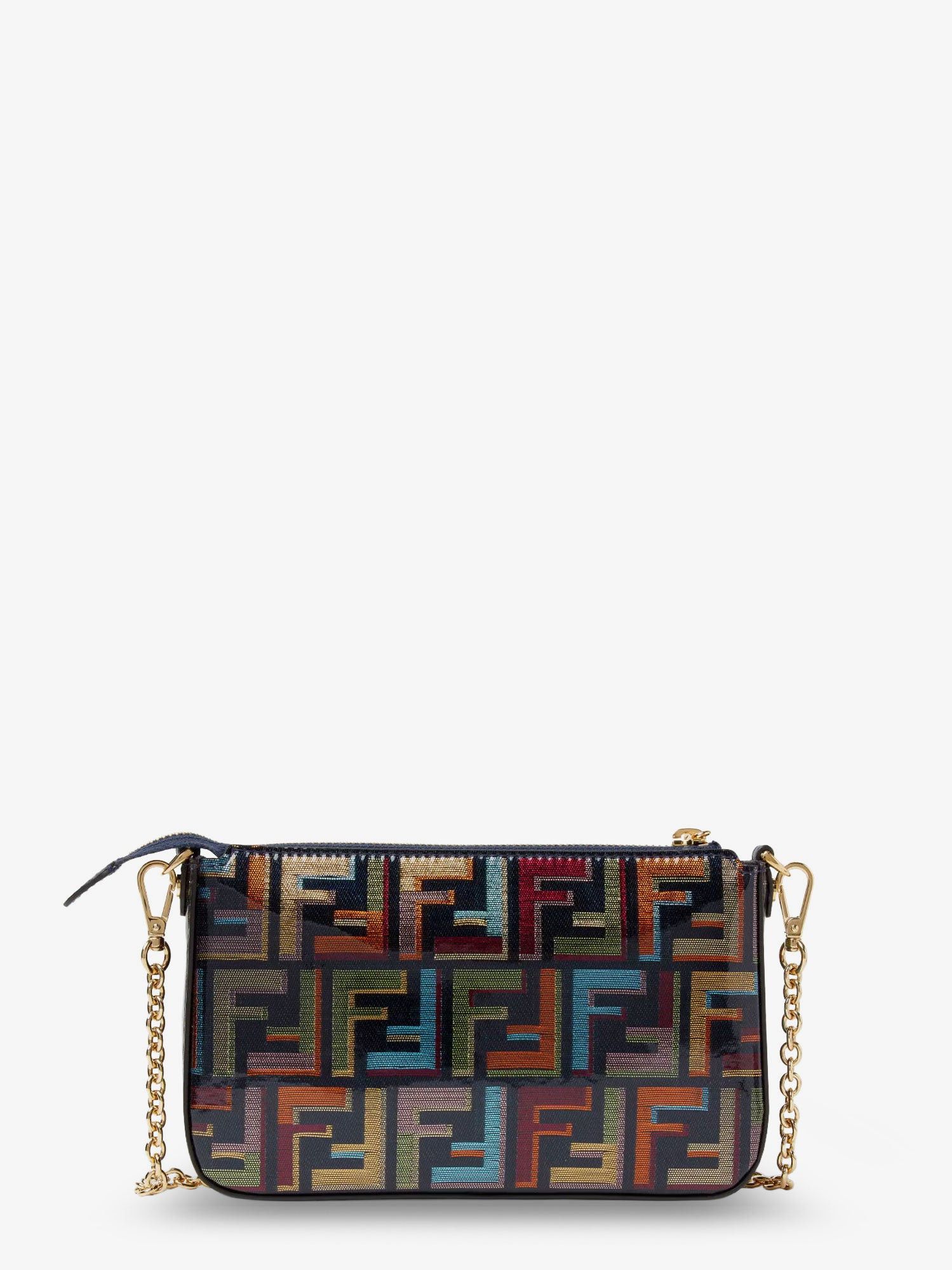 Fendi Baguette Ff Fabric Clutch Bag Size ONE SIZE - 2 Thumbnail