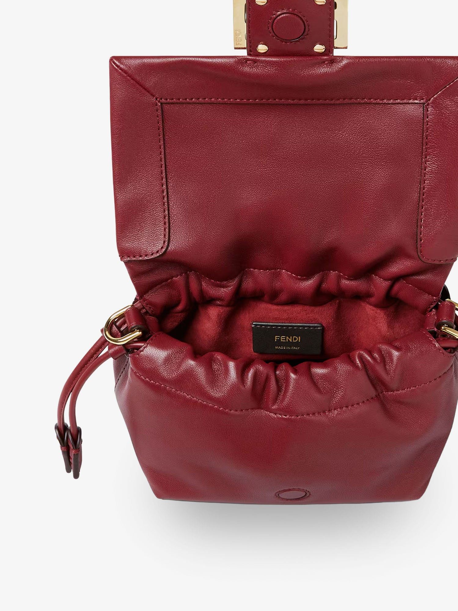Fendi Mamma Baguette Small Leather Crossbody Bag Size ONE SIZE - 4 Thumbnail