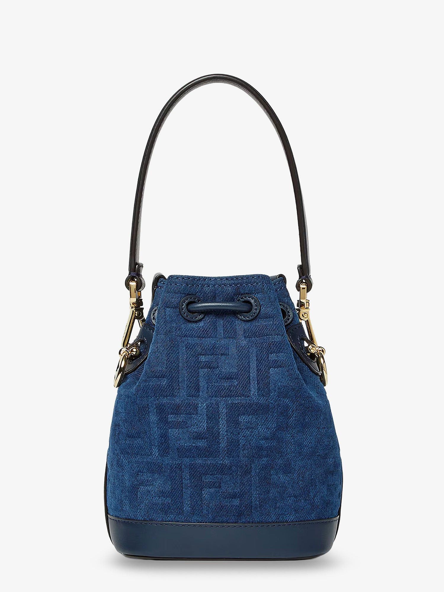 Fendi Mon Tresor Ff Flocked Denim Crossbody Bag Size ONE SIZE - 2 Thumbnail