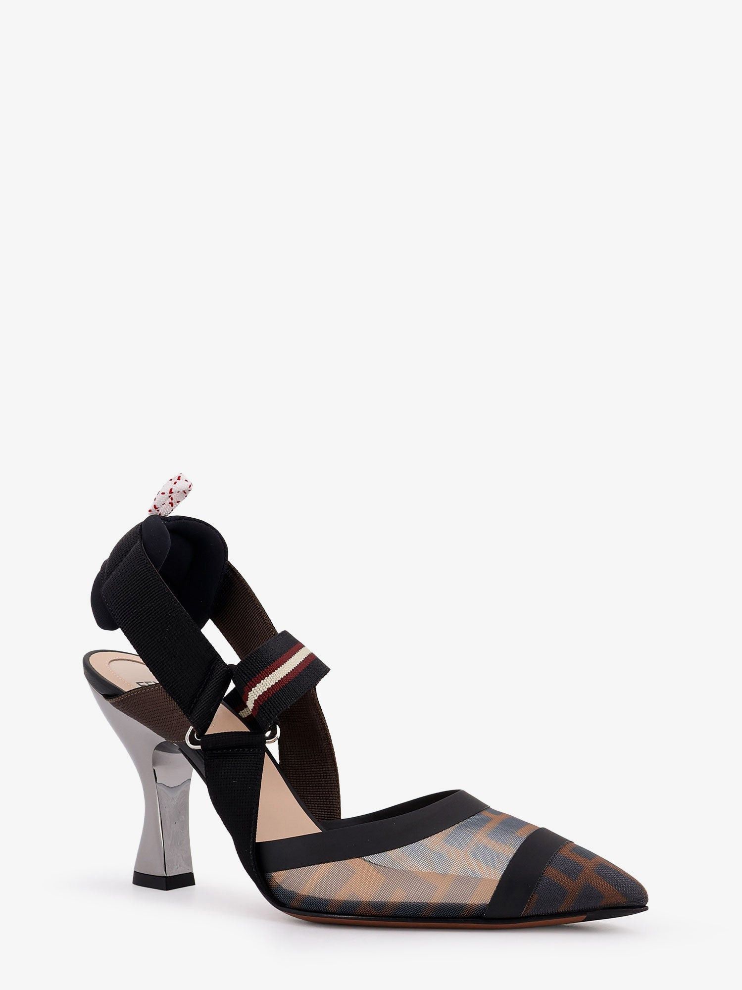 Fendi Colibrã¬ Technical Mesh Slingback With Ff Print Size US 11 / IT 41 - 2 Thumbnail