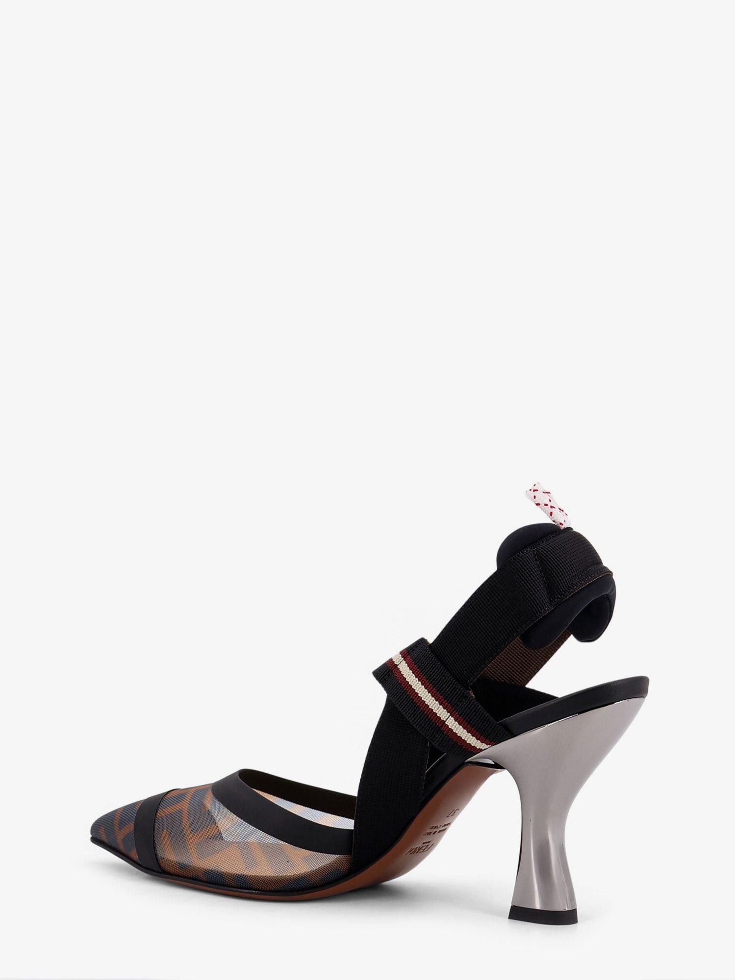Fendi Colibrã¬ Technical Mesh Slingback With Ff Print Size US 11 / IT 41 - 3 Thumbnail