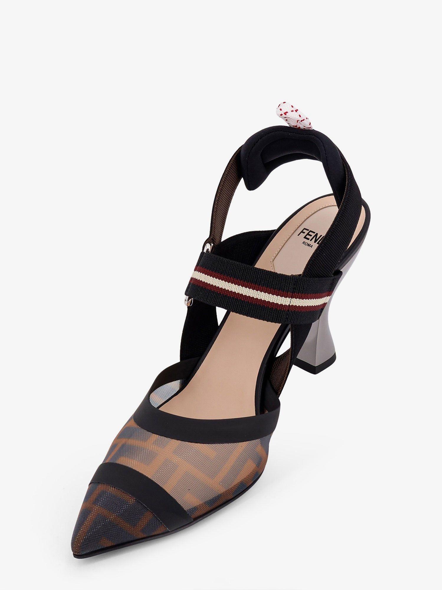 Fendi Colibrã¬ Technical Mesh Slingback With Ff Print Size US 11 / IT 41 - 4 Thumbnail