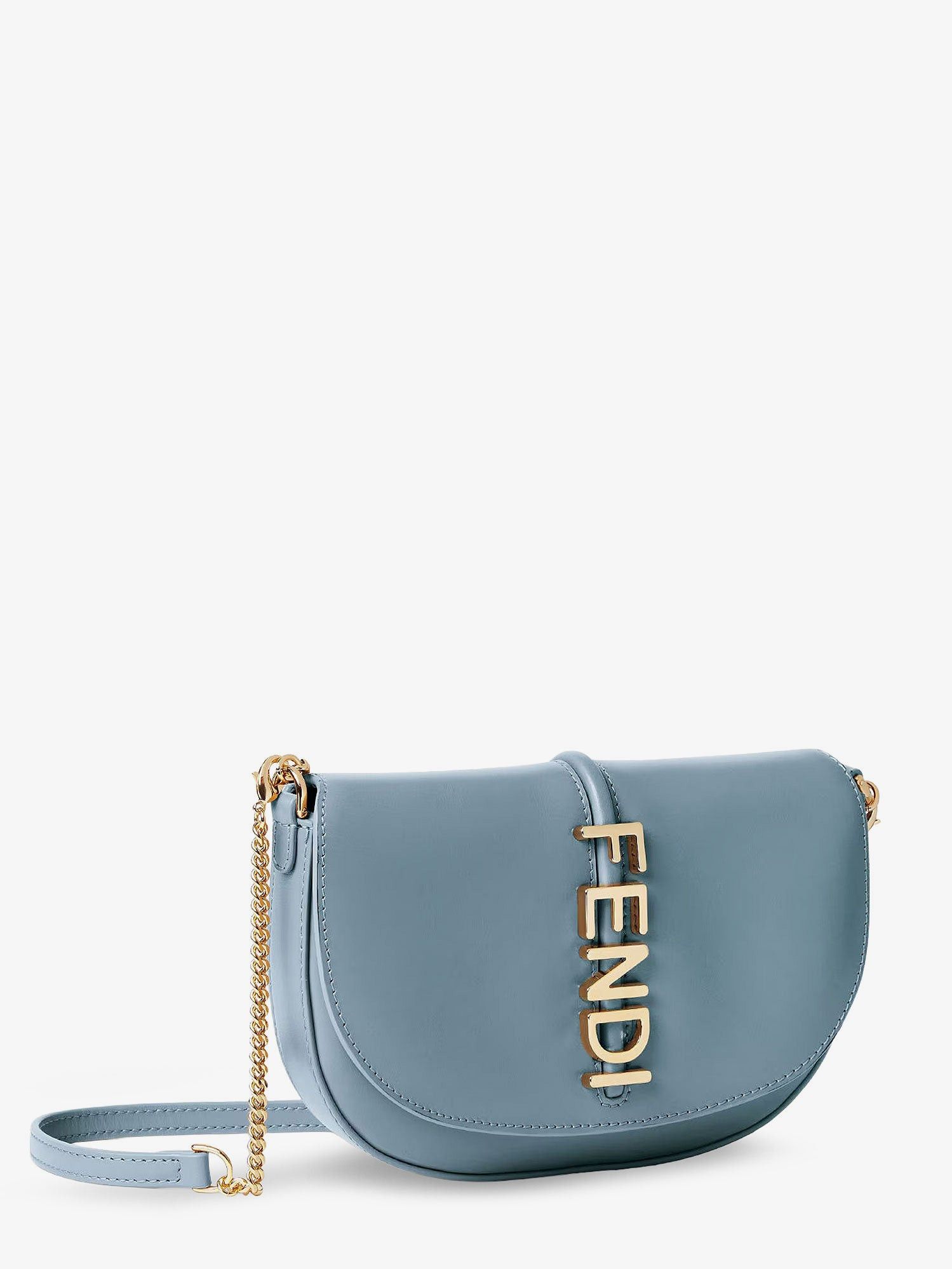 Fendi Wallet On Chain Fendigraphy Leather Crossbody Bag Size ONE SIZE - 3 Thumbnail