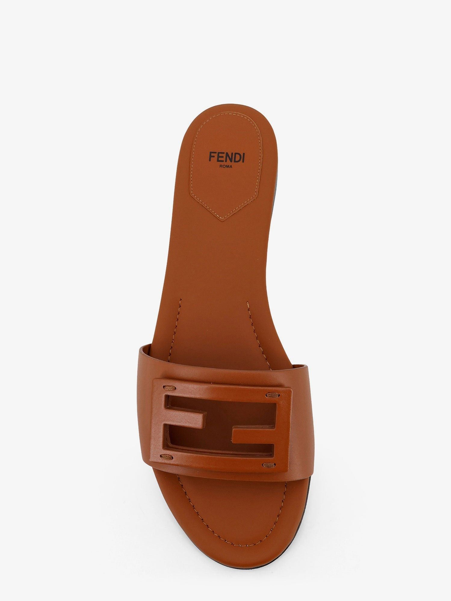 Fendi Baguette Leather Sandals Size US 8.5 / IT 38.5 - 4 Thumbnail