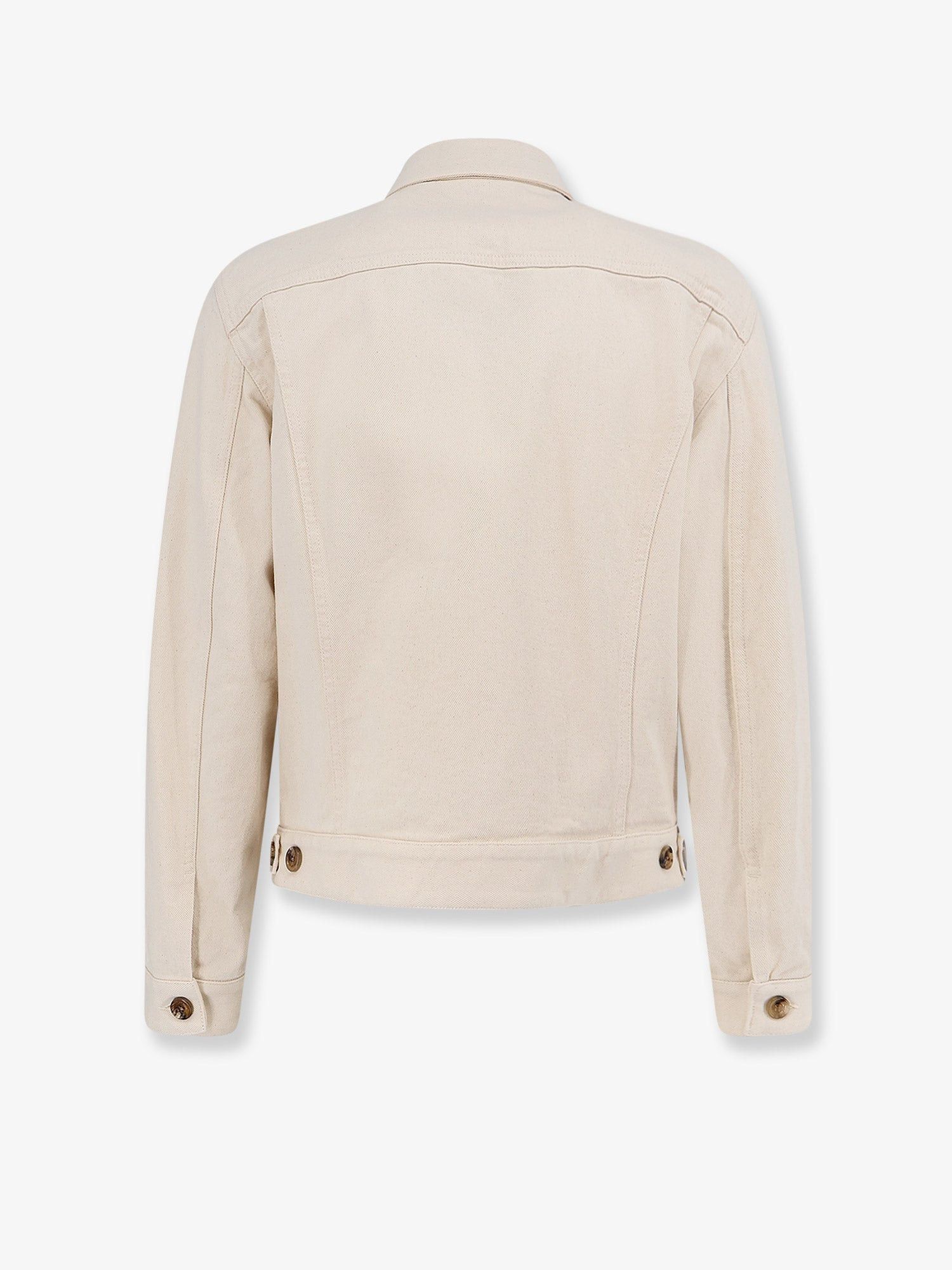 Valentino White Denim Jacket Size US M / EU 48-50 / 2 - 2 Thumbnail