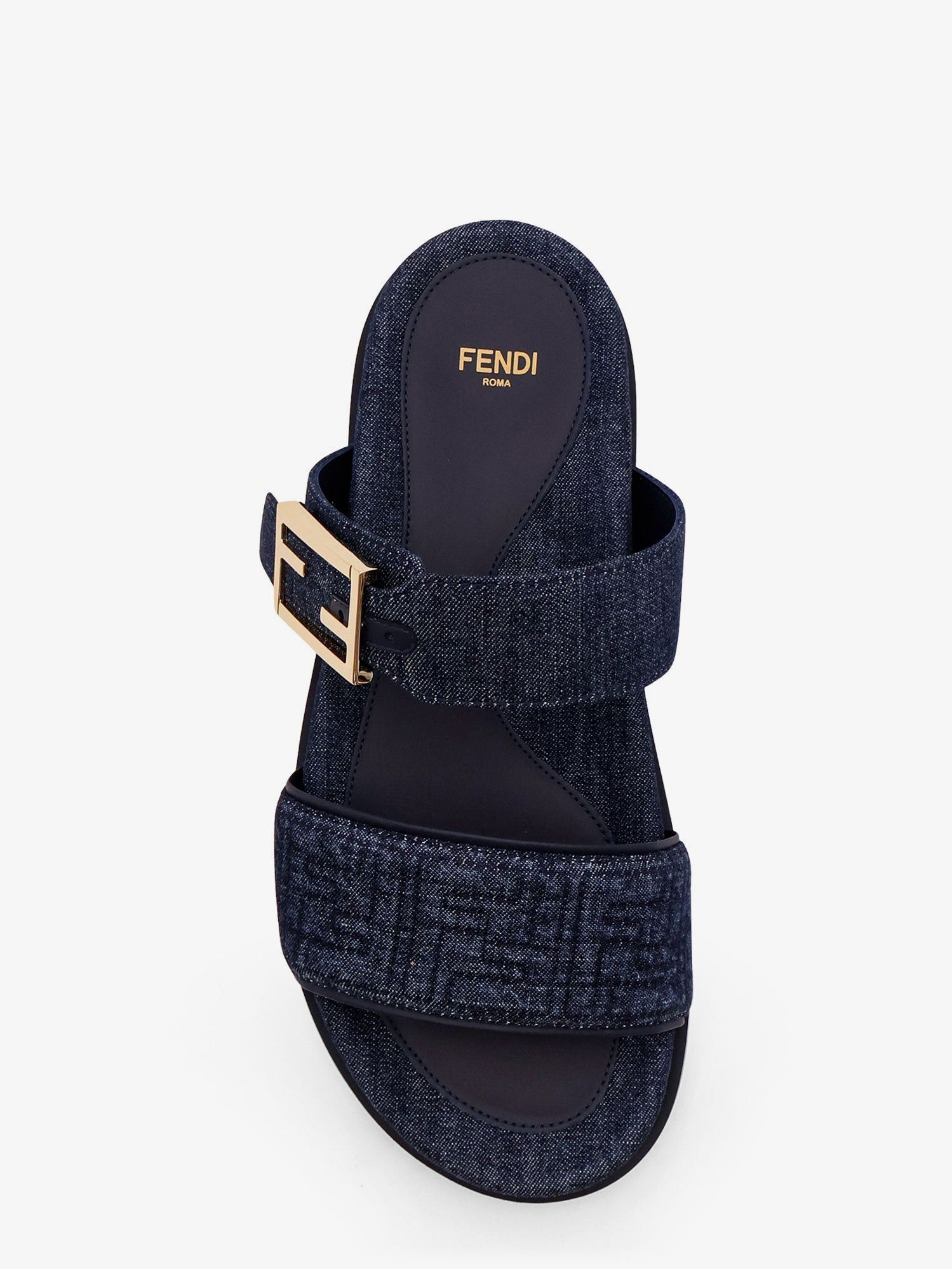 Fendi Feel Denim Sandals Size US 10 / IT 40 - 5 Thumbnail