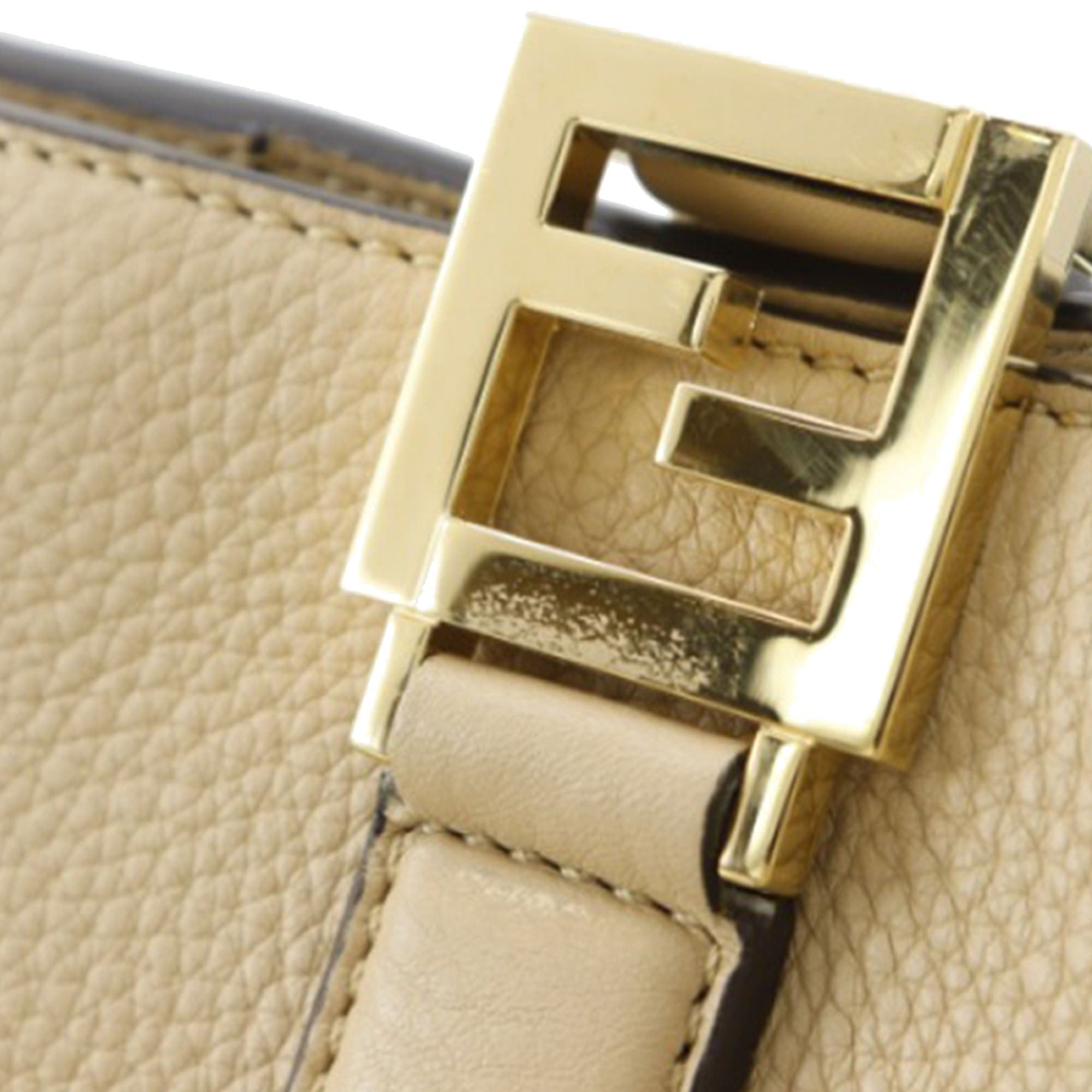 Fendi Small Leather Selleria FF Tote Size ONE SIZE - 14 Thumbnail