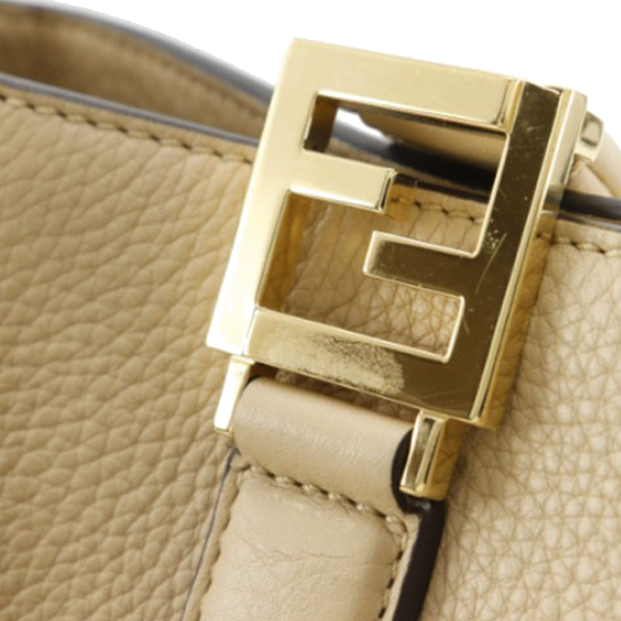 Fendi Small Leather Selleria FF Tote Size ONE SIZE - 13 Thumbnail